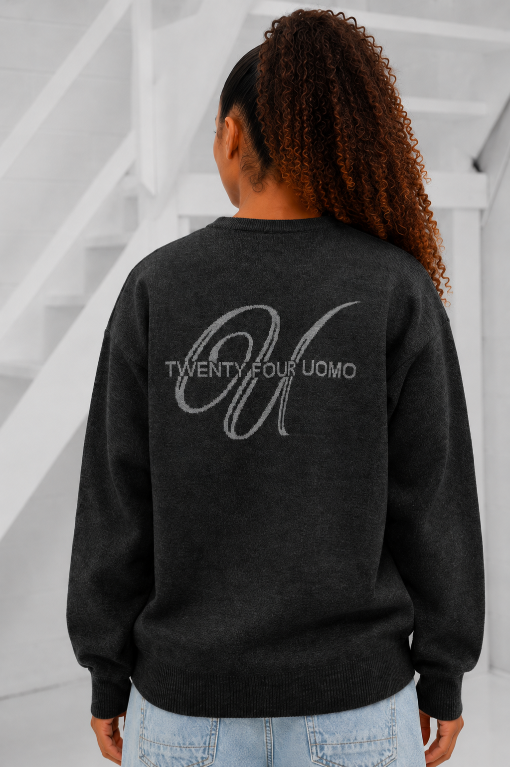 Knitted Sweater Dames Donkergrijs PRE-ORDER 8 SEPTEMBER