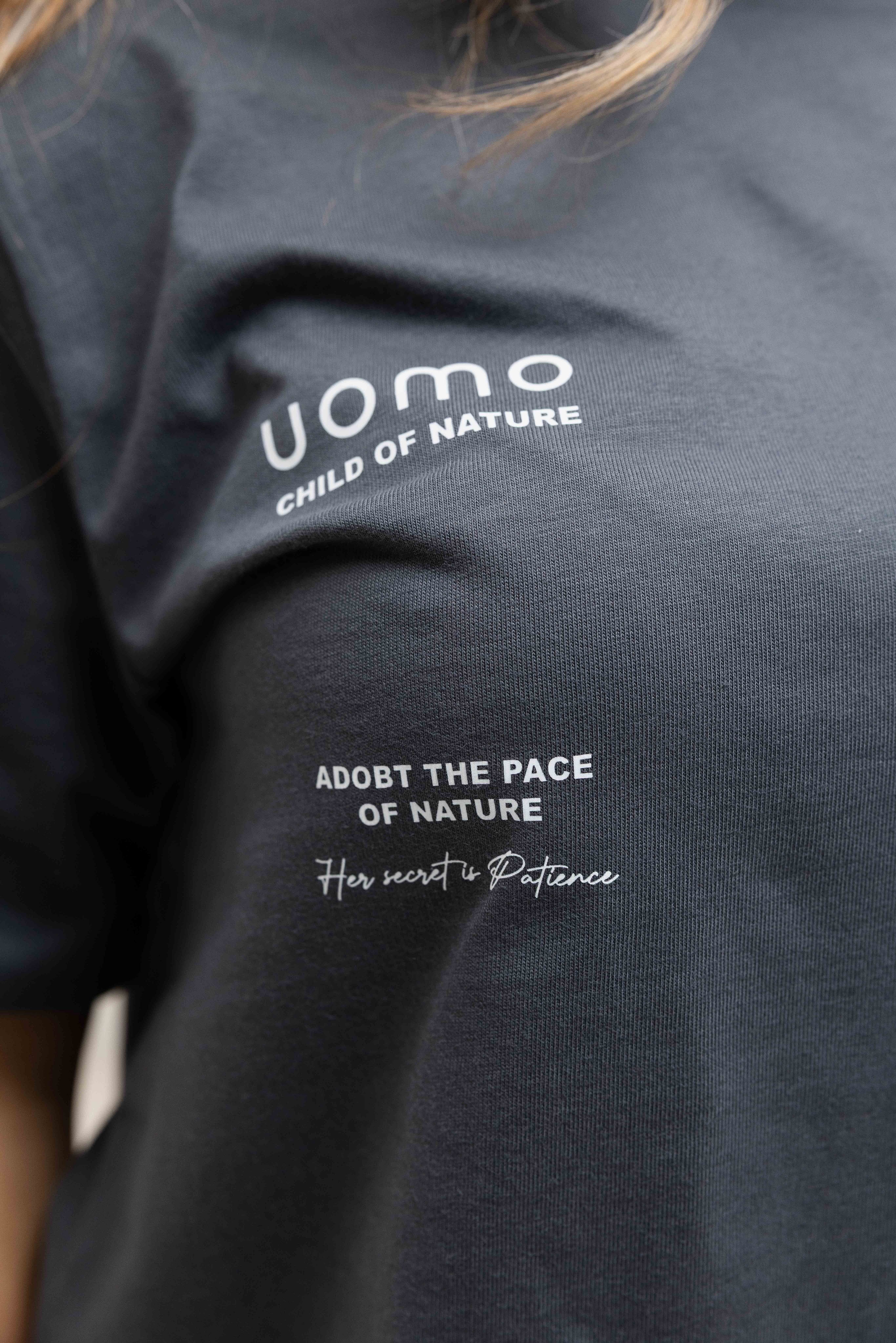 Child Of Nature T-shirt Dames Dark Grey