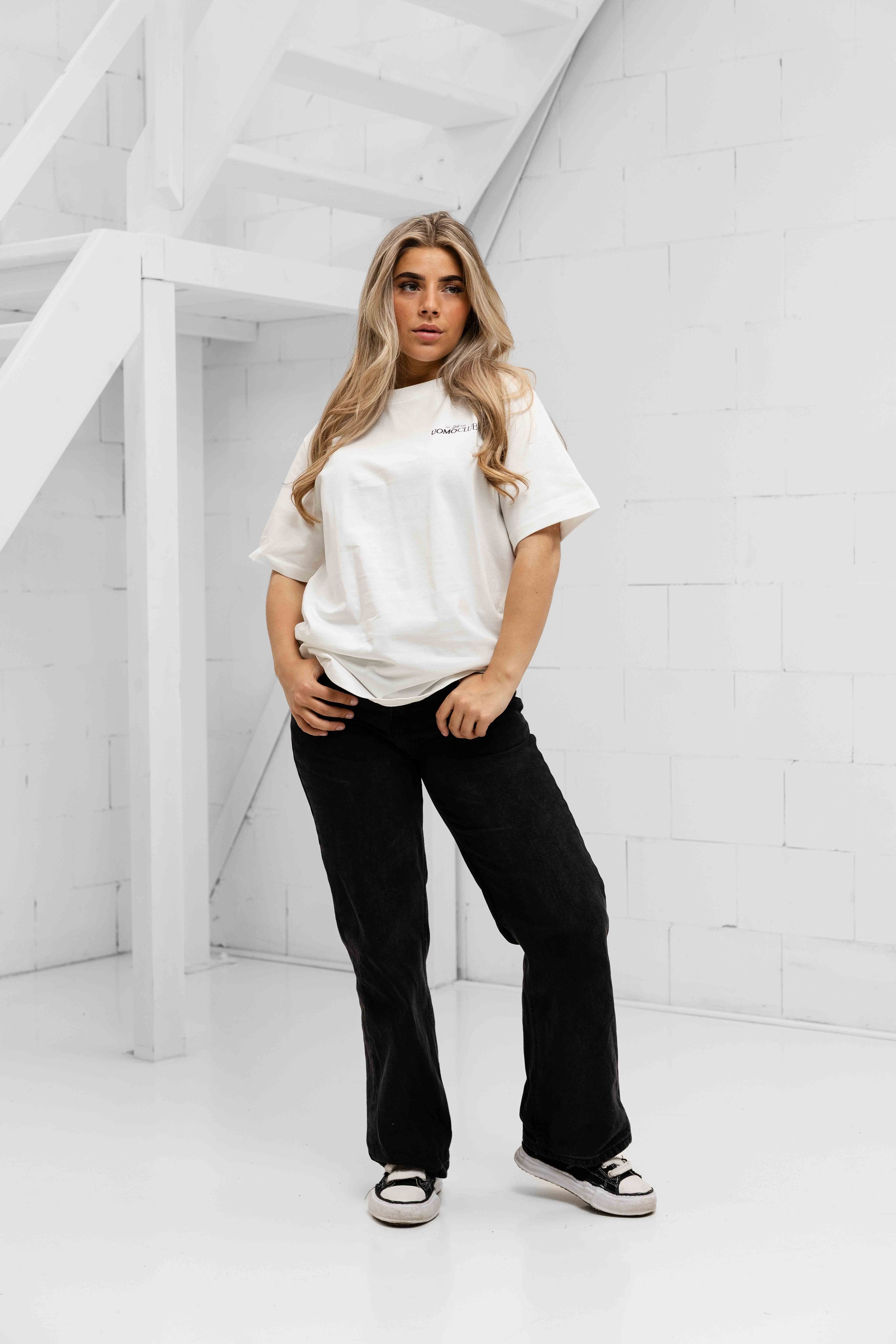 Club T-shirt Dames Off-White