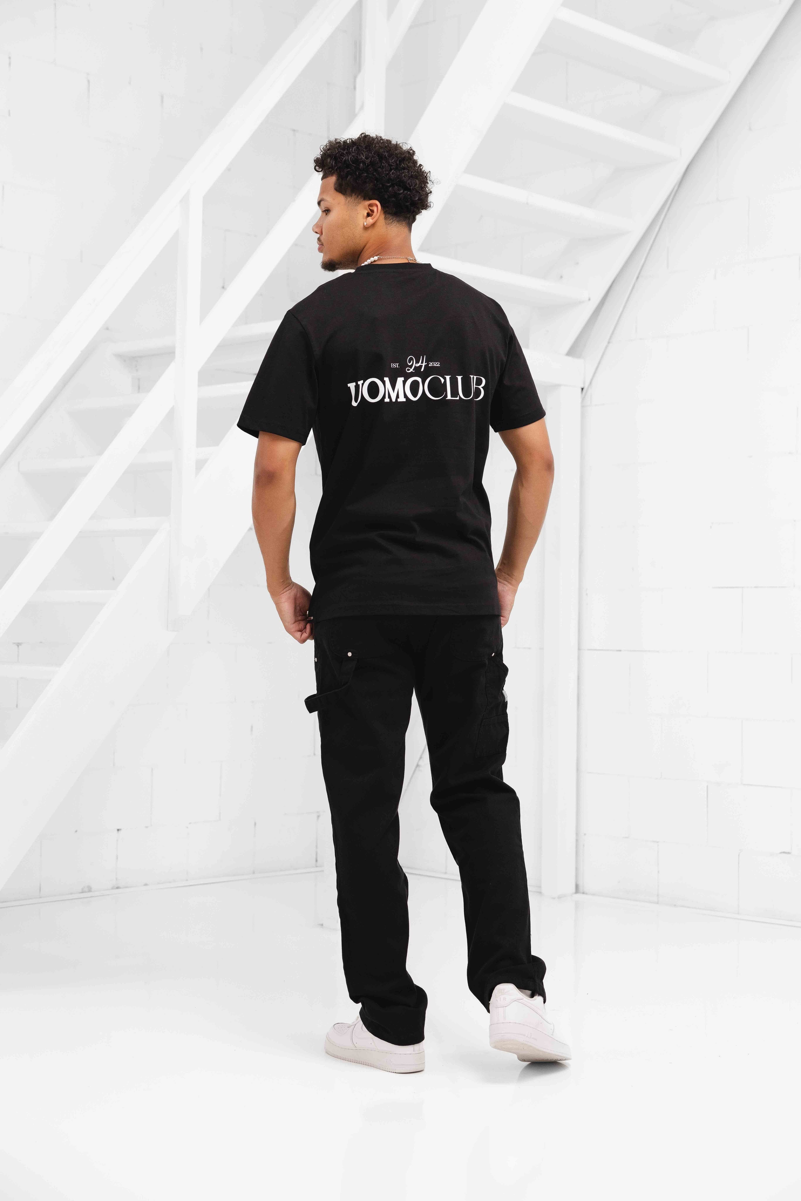 Club T-shirt Heren Zwart