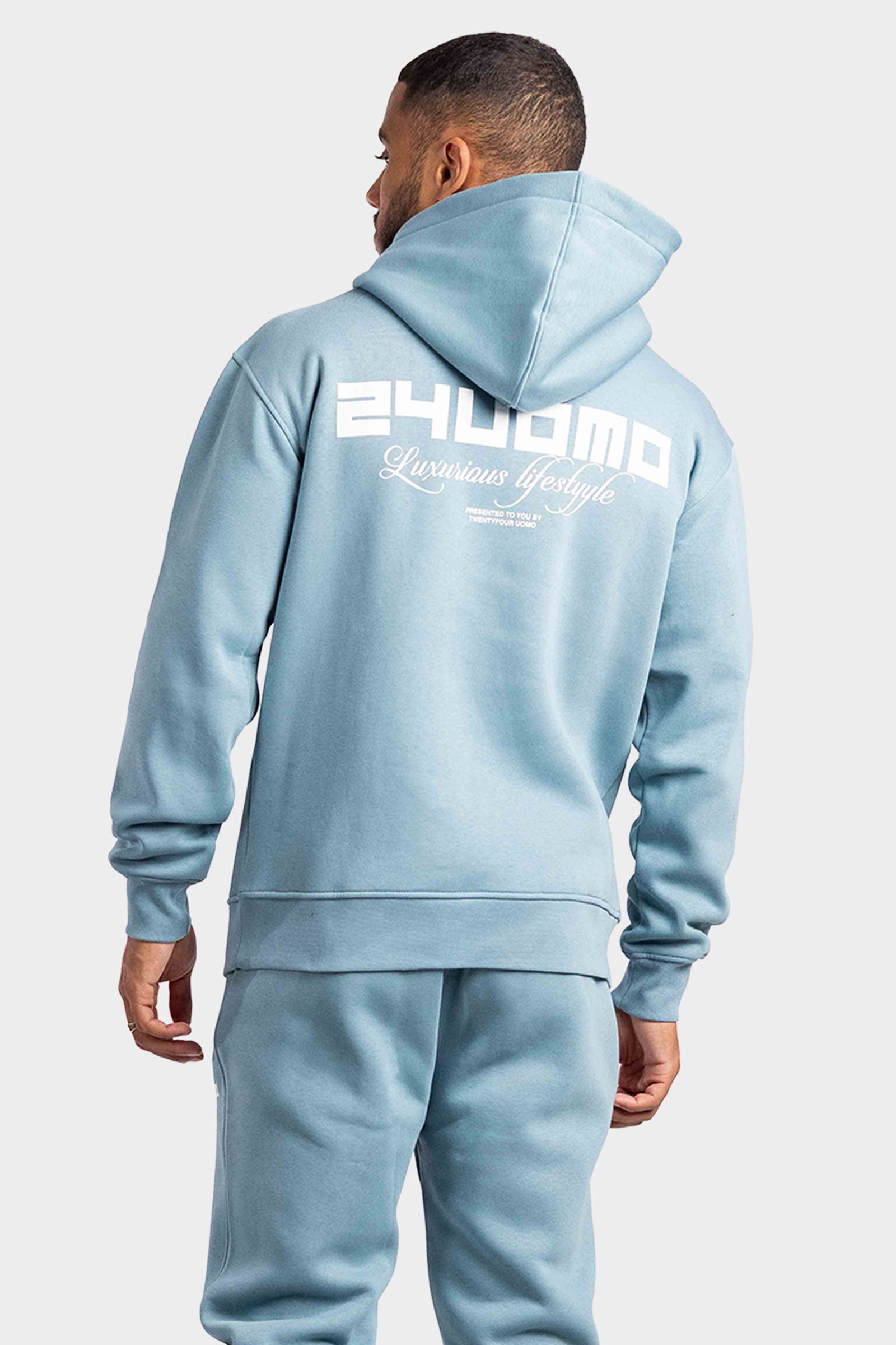 Graphic Logo Trainingspak Heren Light Blue