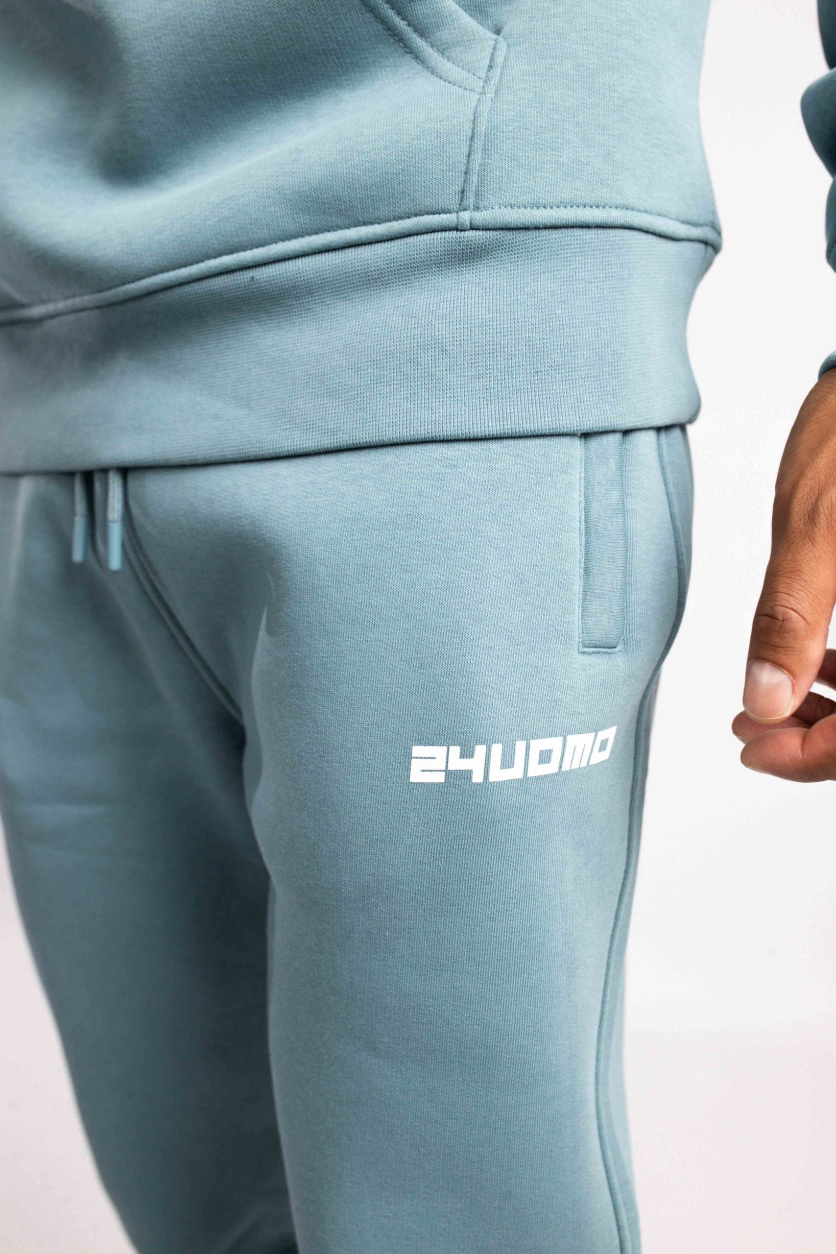 Graphic Logo Trainingspak Heren Light Blue