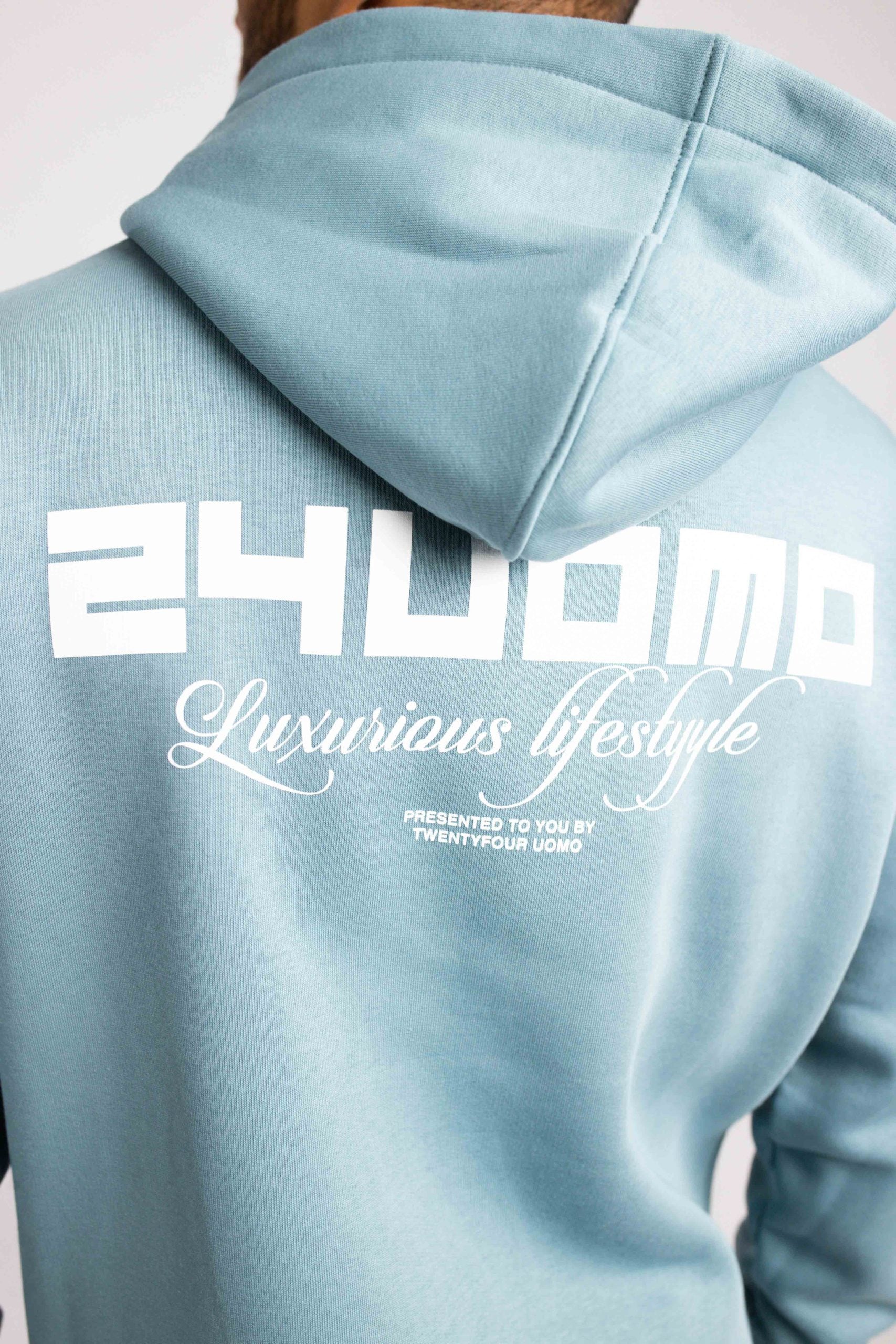 Graphic Logo Trainingspak Heren Light Blue