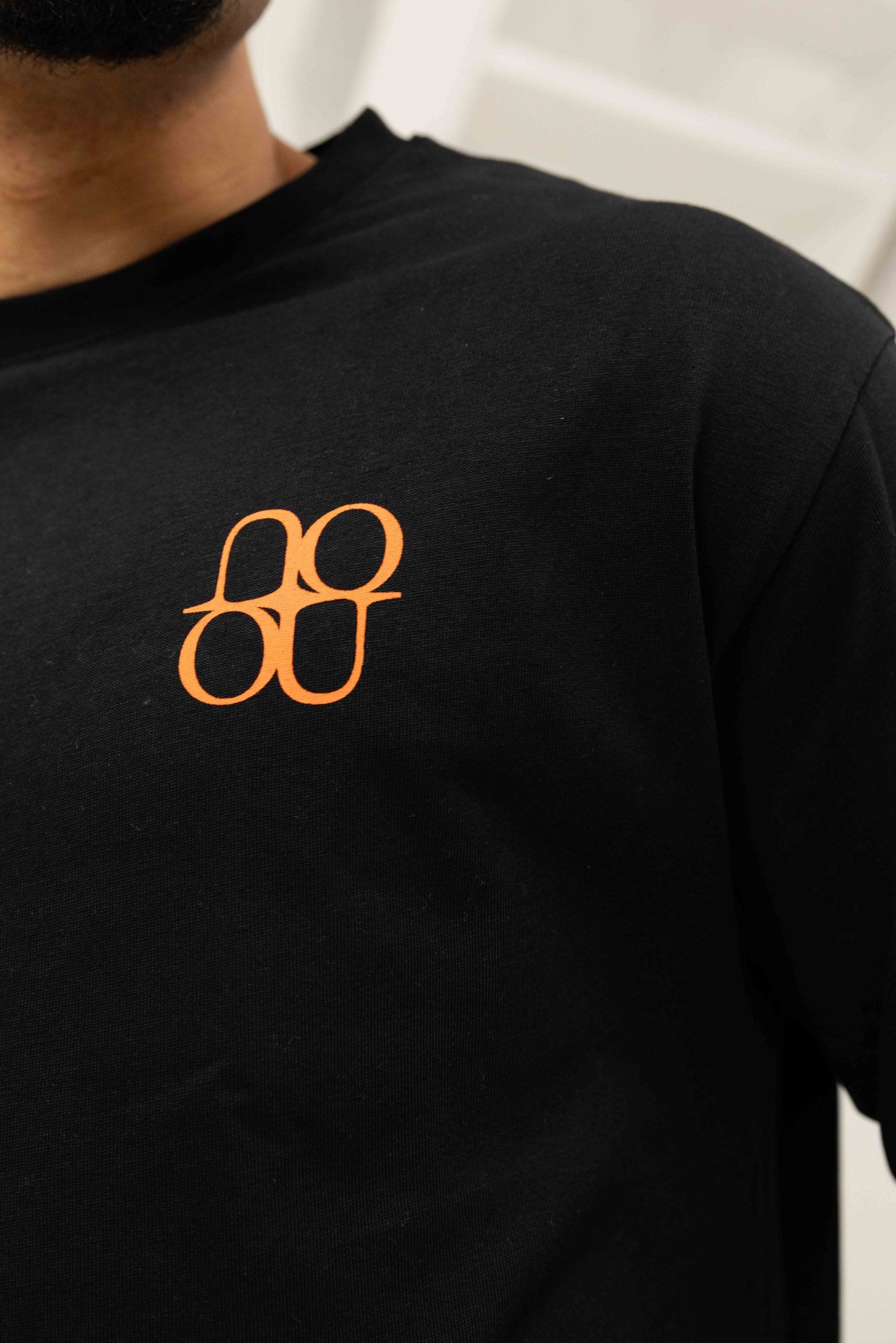 Symbol Longsleeve Shirt Heren Zwart/Oranje