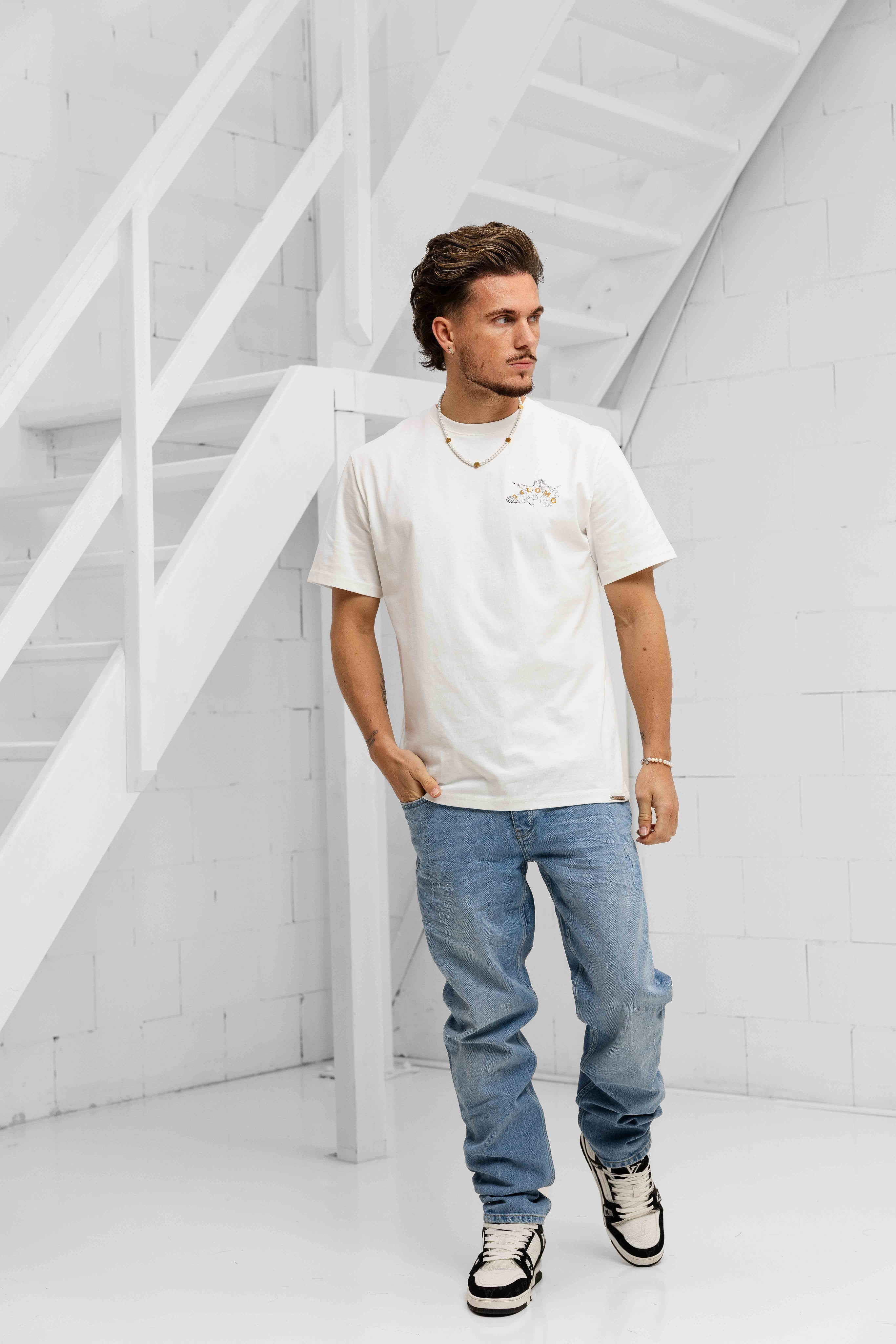 Unity T-shirt Heren Off-White
