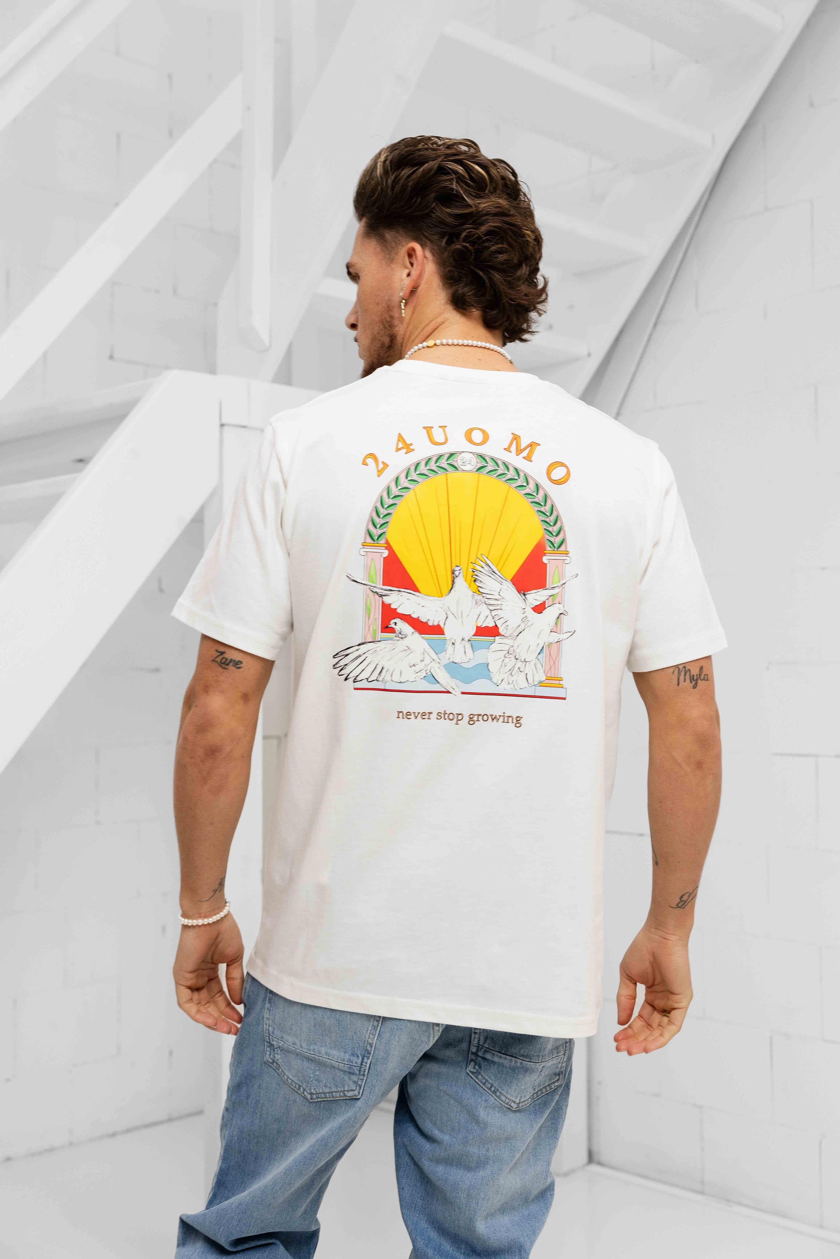 Unity T-shirt Heren Off-White