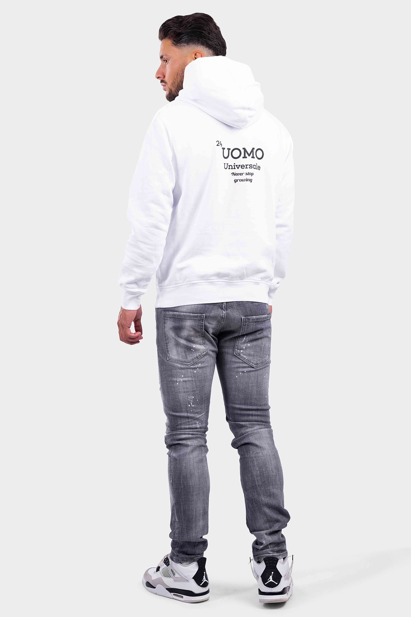 Universale Hoodie Wit