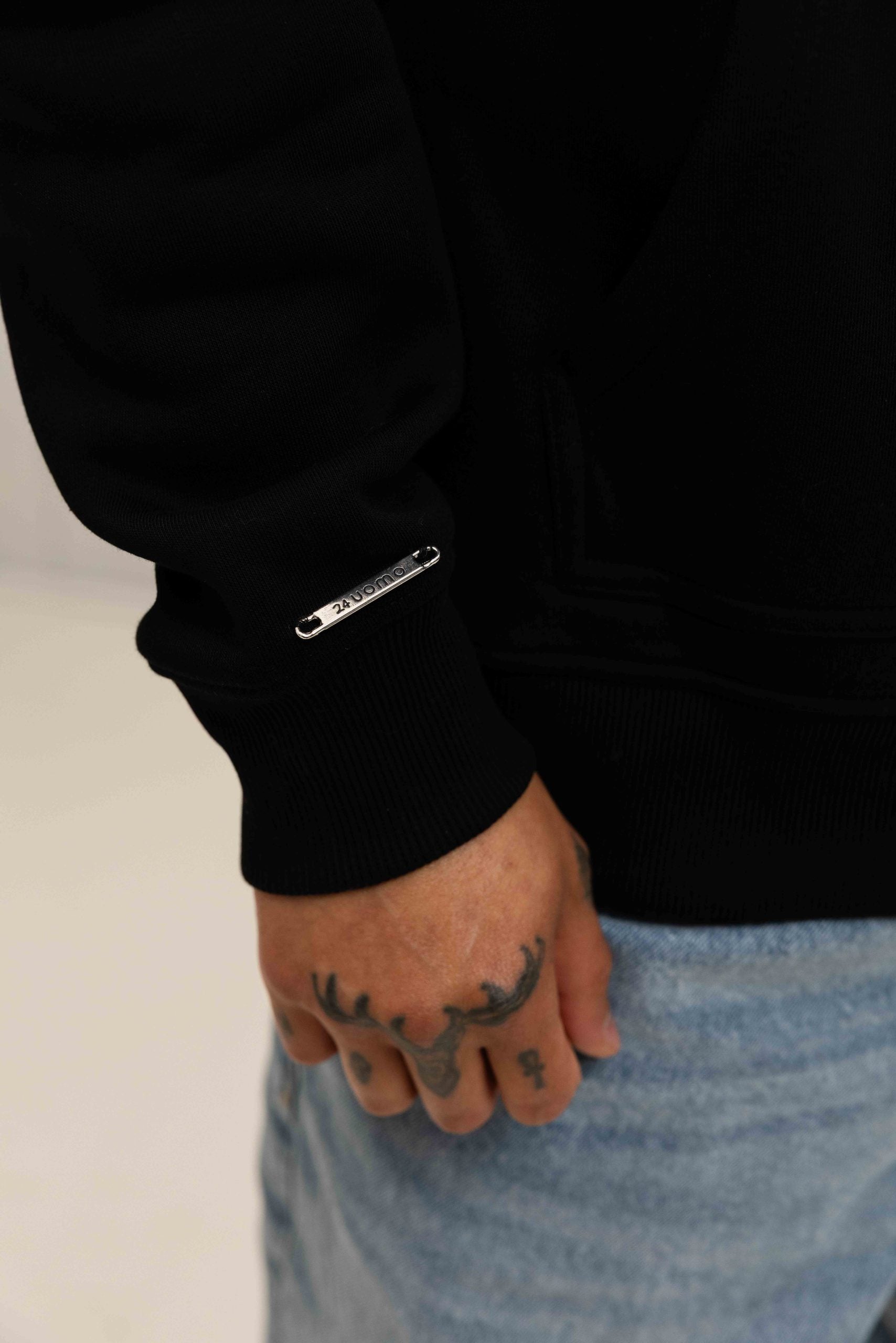 World Hoodie Heren Zwart