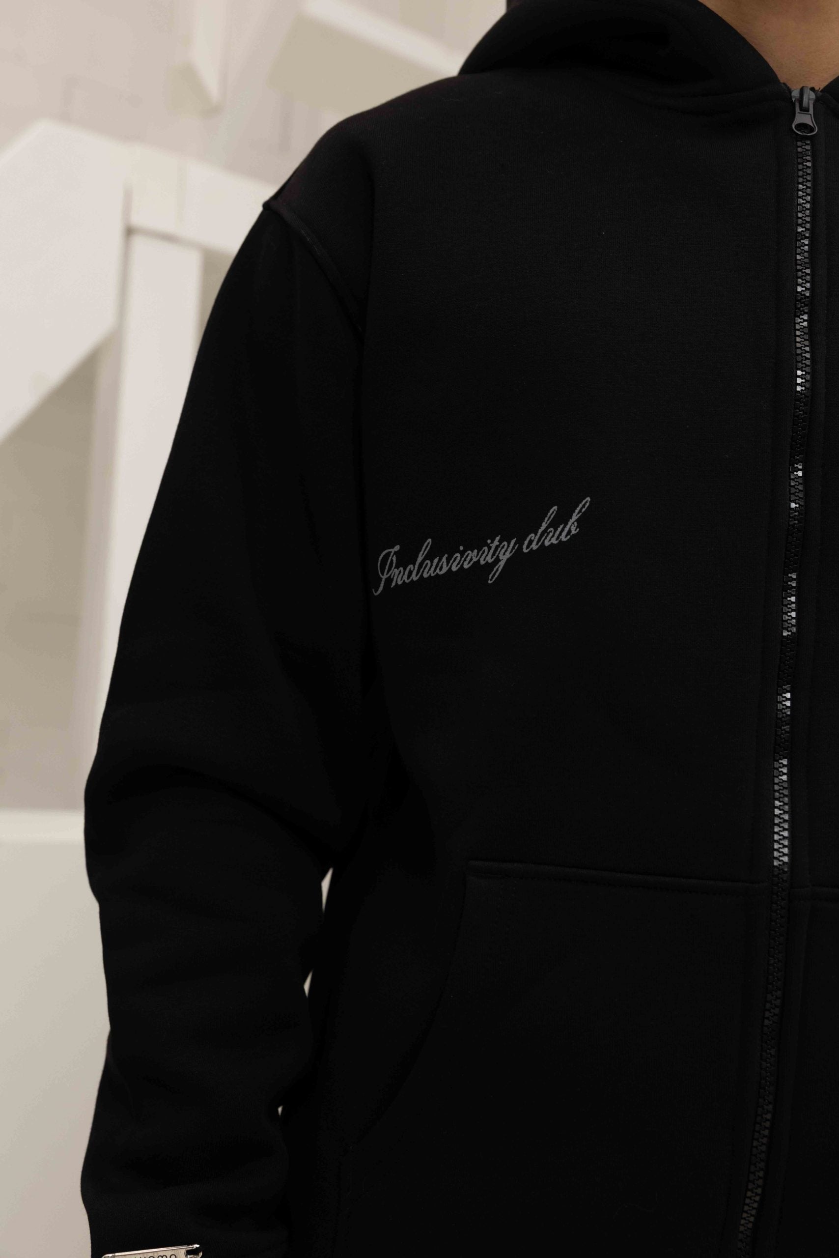 World Zipped Trainingspak Heren Zwart