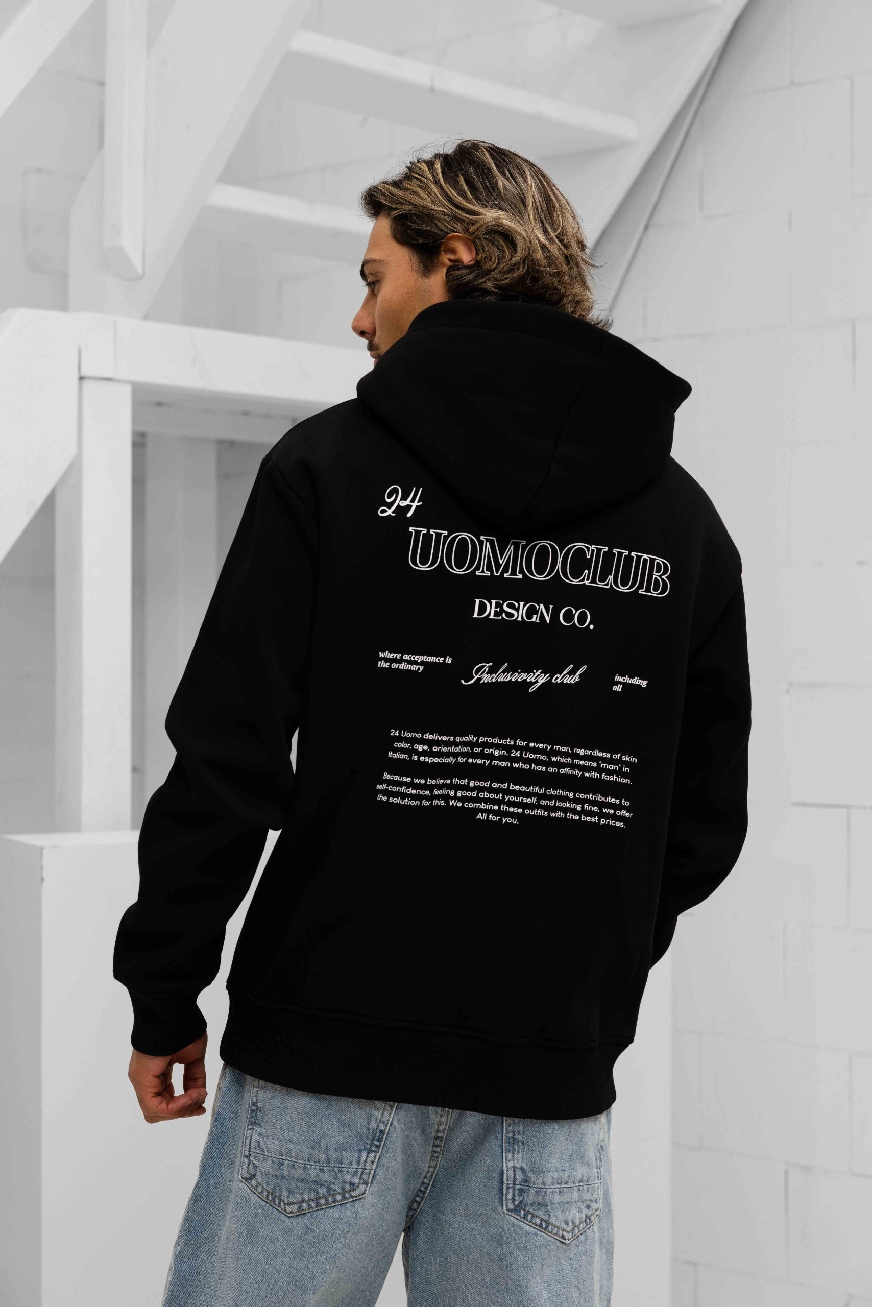 Club 3.0 Hoodie Heren Zwart