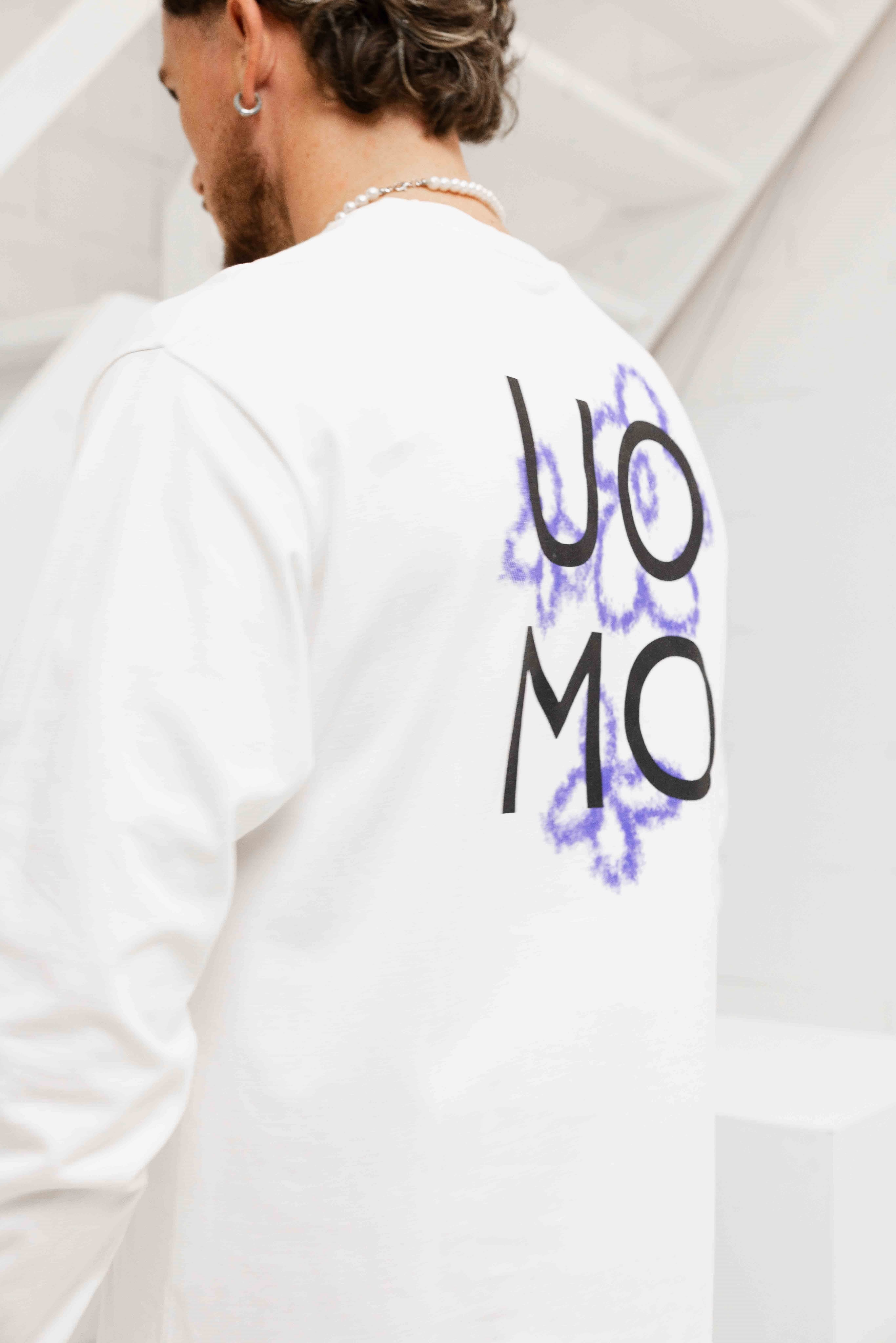 Flora 2.0 Longsleeve Shirt Heren Off-White/Blue PRE-ORDER 31 DECEMBER