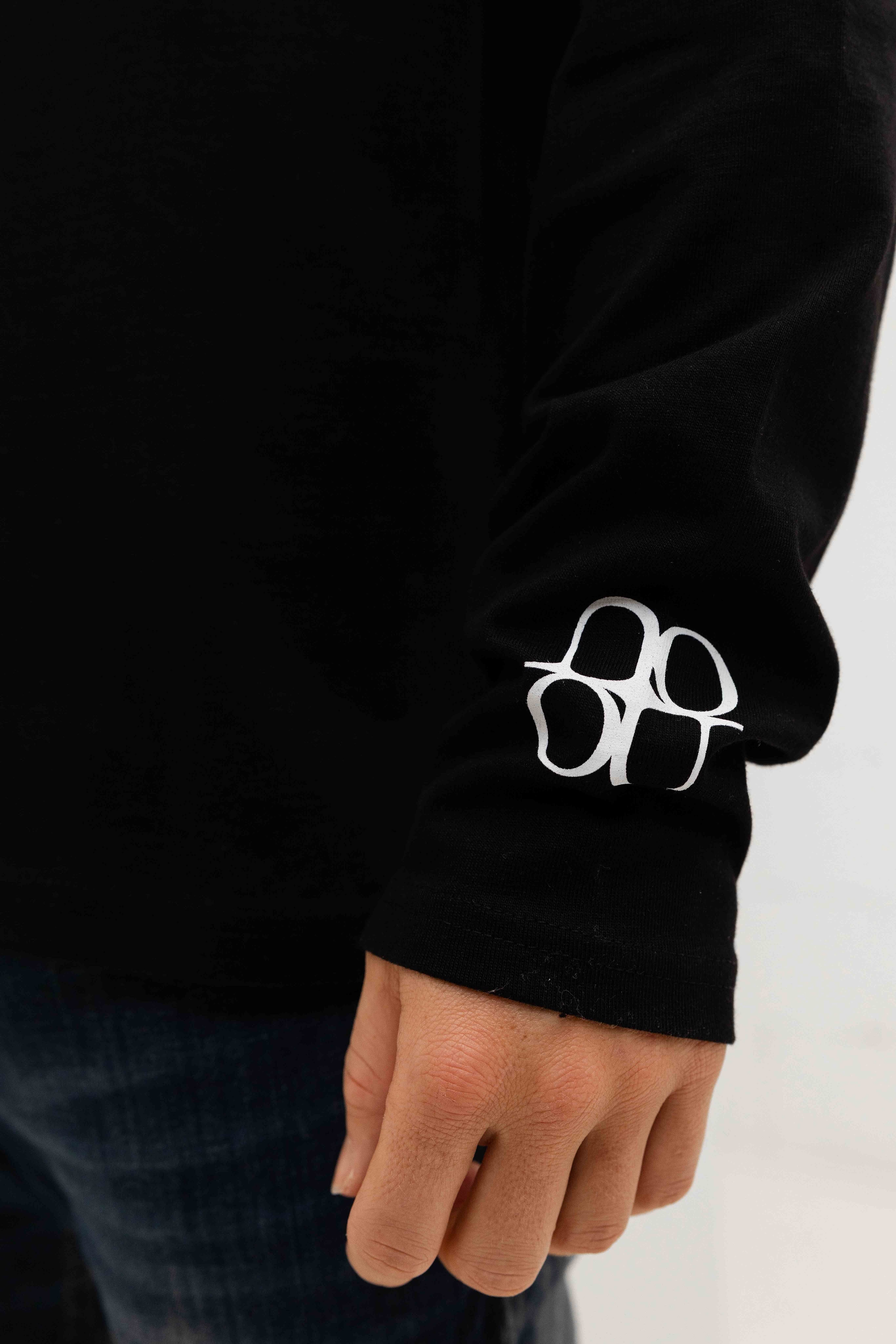 Symbol Longsleeve Shirt Heren Zwart/Wit PRE-ORDER 31 DECEMBER