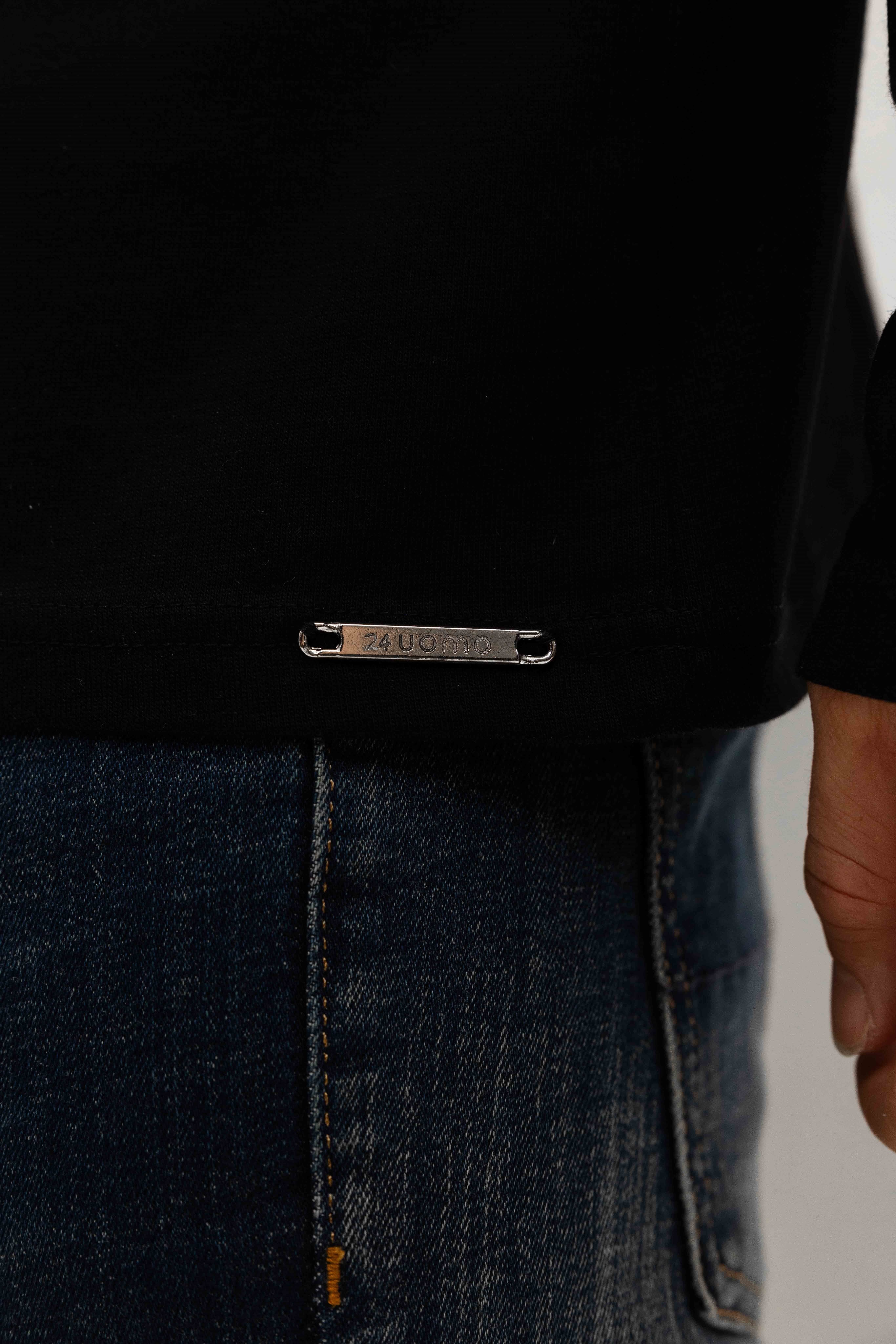 Symbol Longsleeve Shirt Heren Zwart/Wit PRE-ORDER 31 DECEMBER