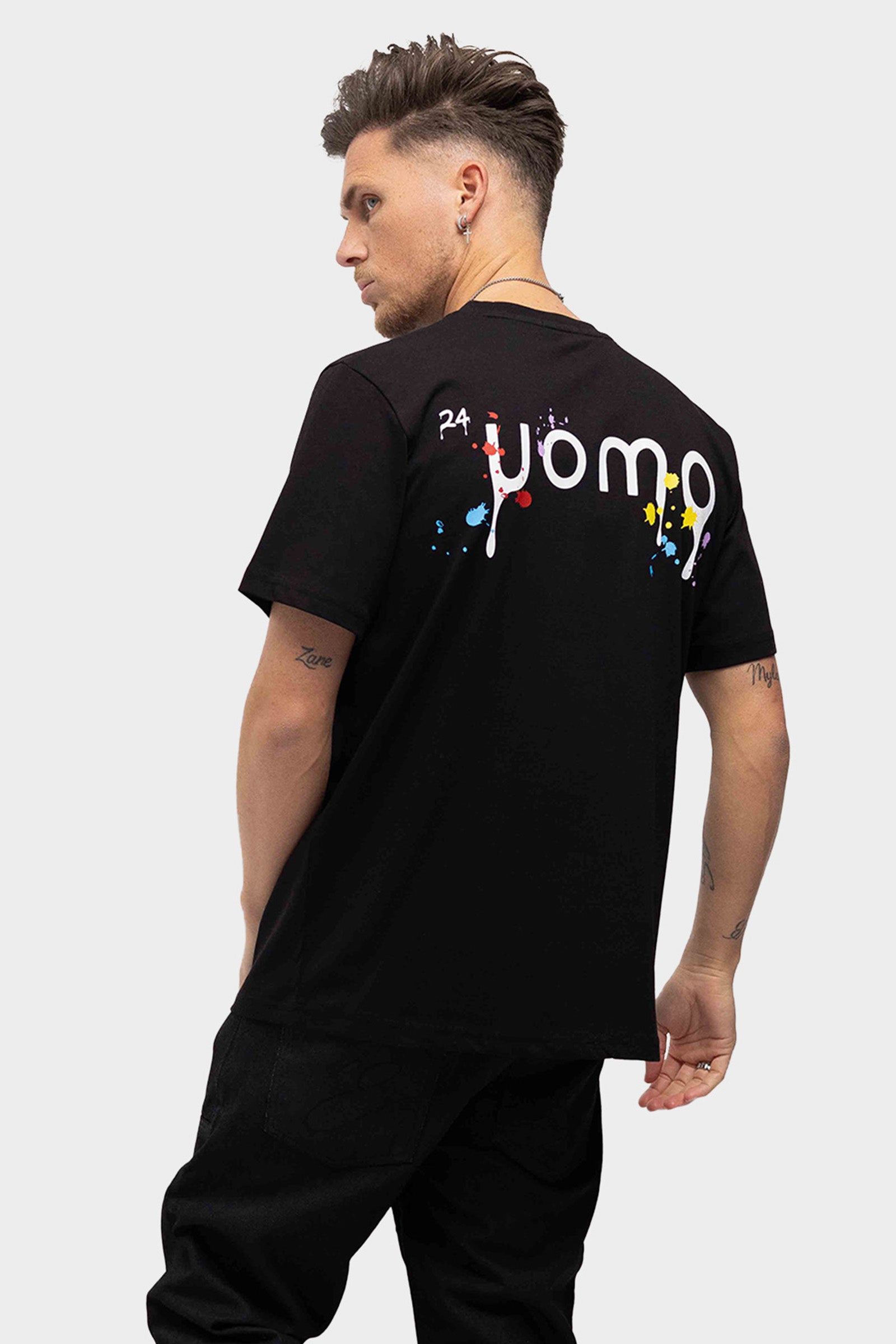 Paint T-shirt Zwart