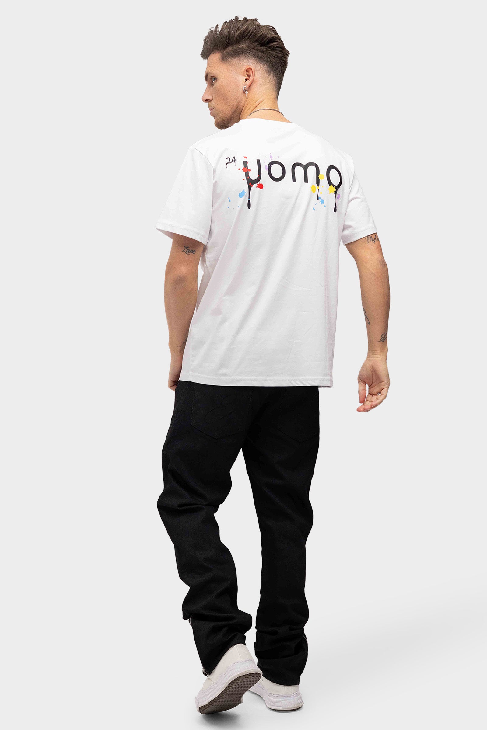 Paint T-shirt Wit