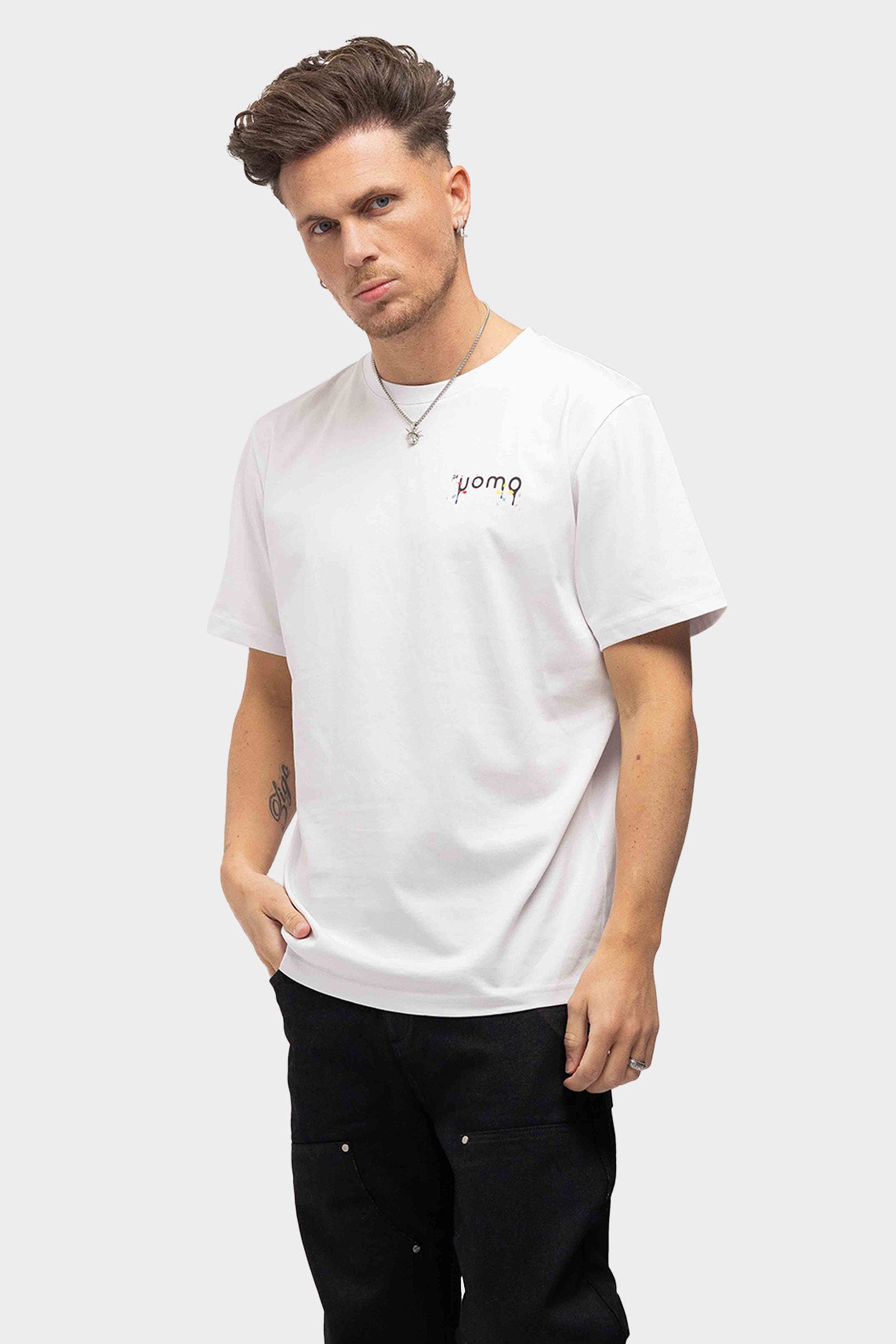 Paint T-shirt Wit