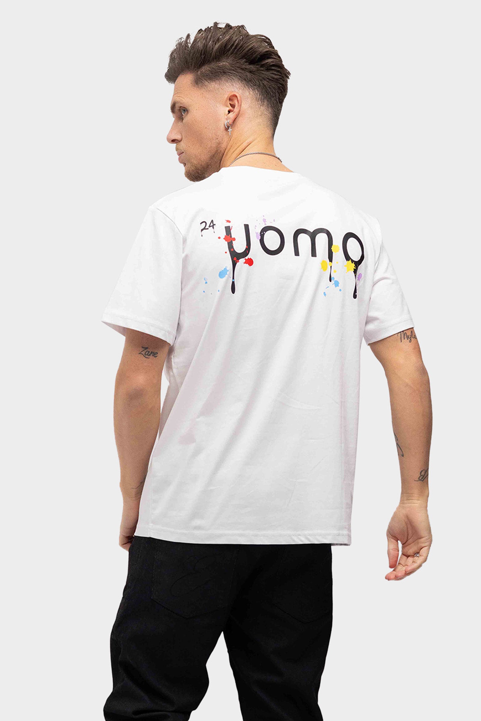 Paint T-shirt Wit