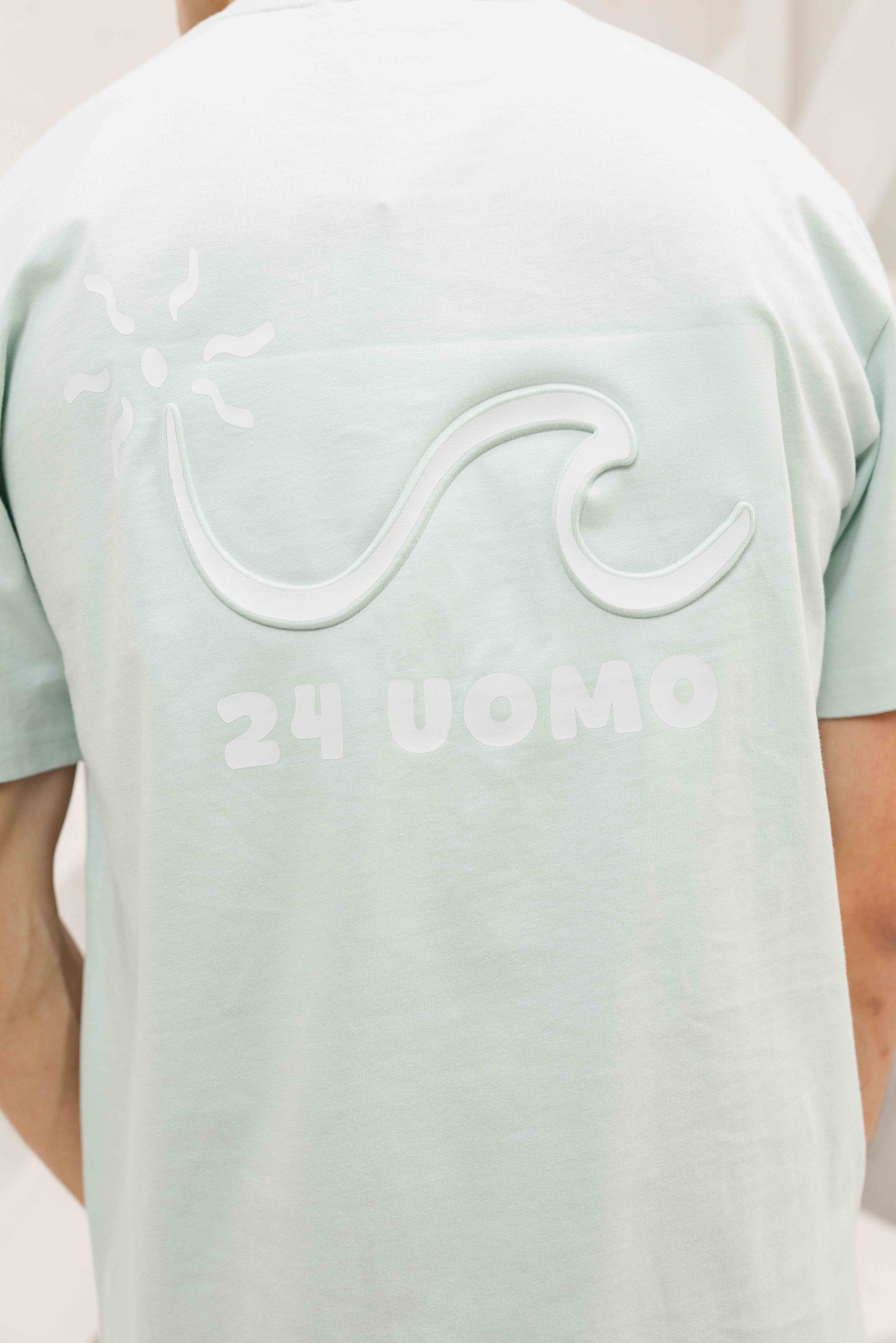 Wave T-shirt Heren Mint