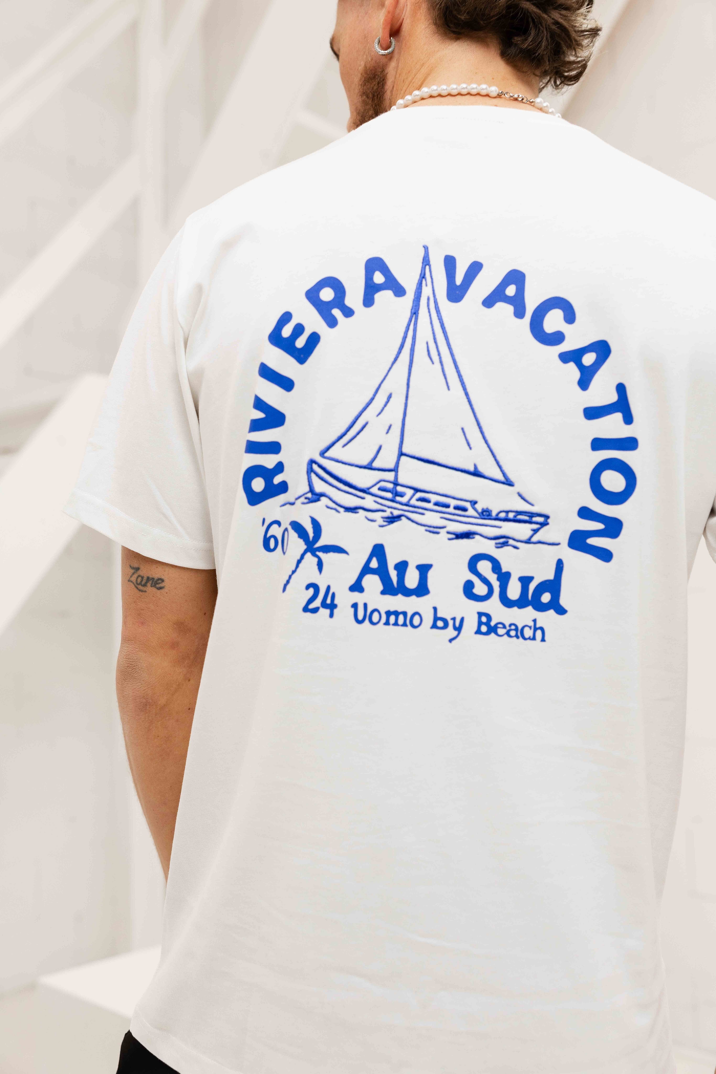 Au Sud Zomerset Heren Off-White/Zwart