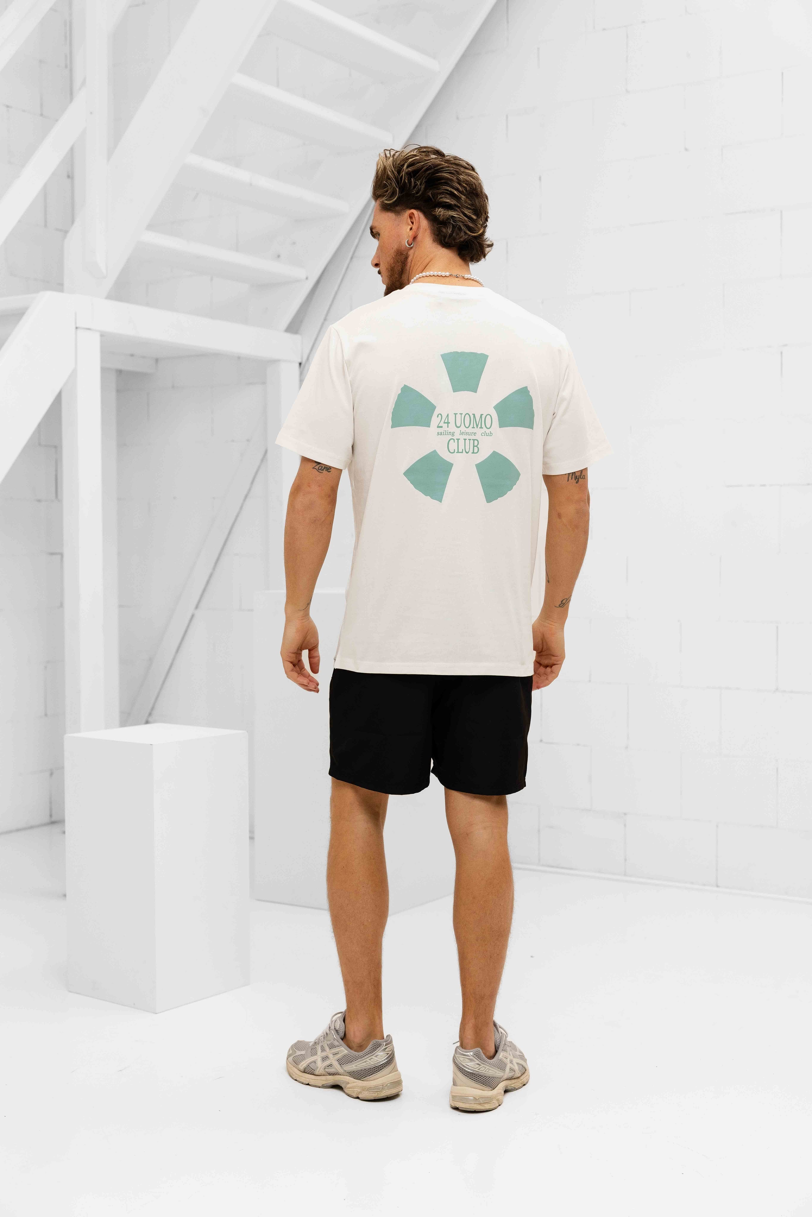 Leisure Club Zomerset Heren Off-White/Zwart