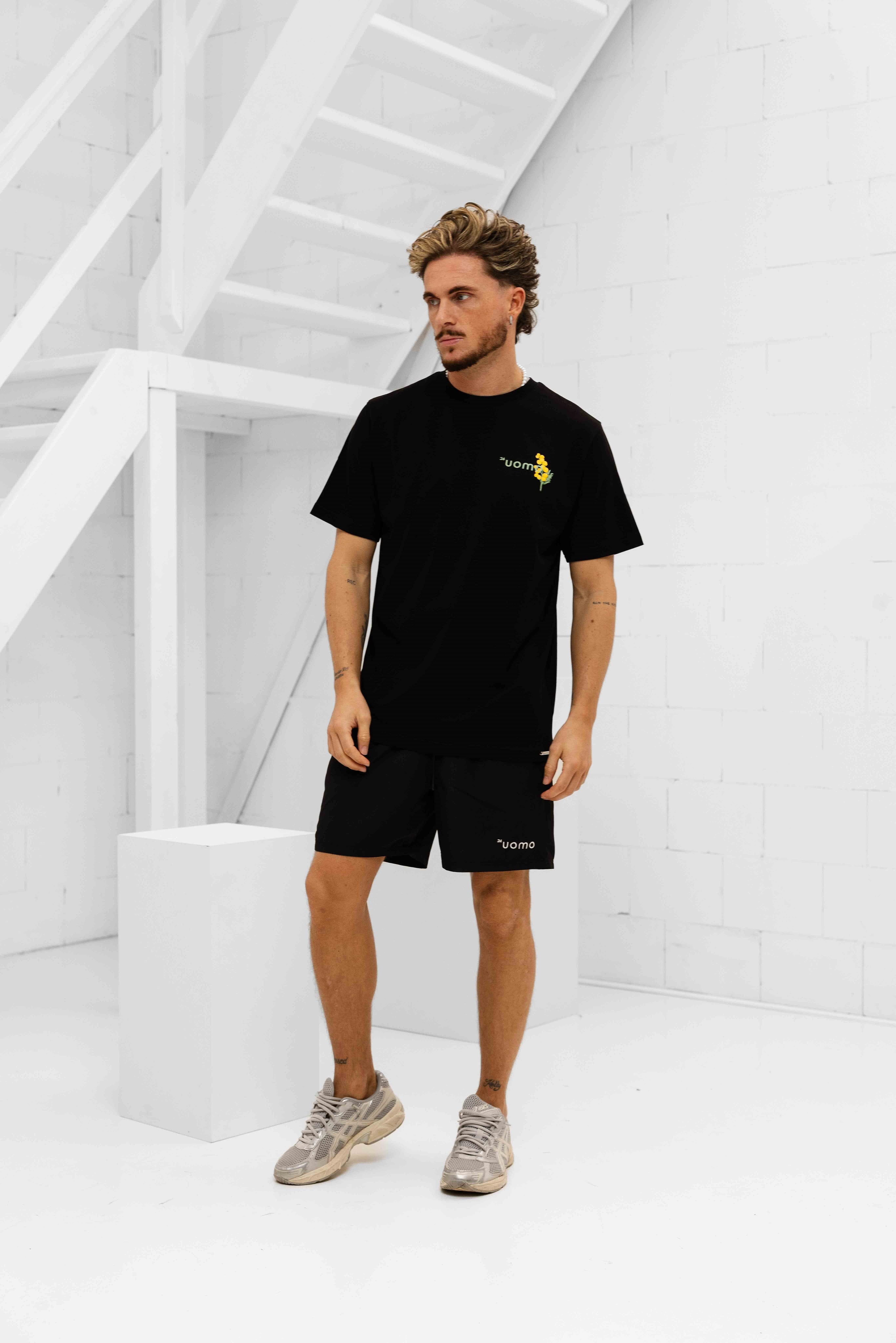 Flower Zomerset Heren Zwart