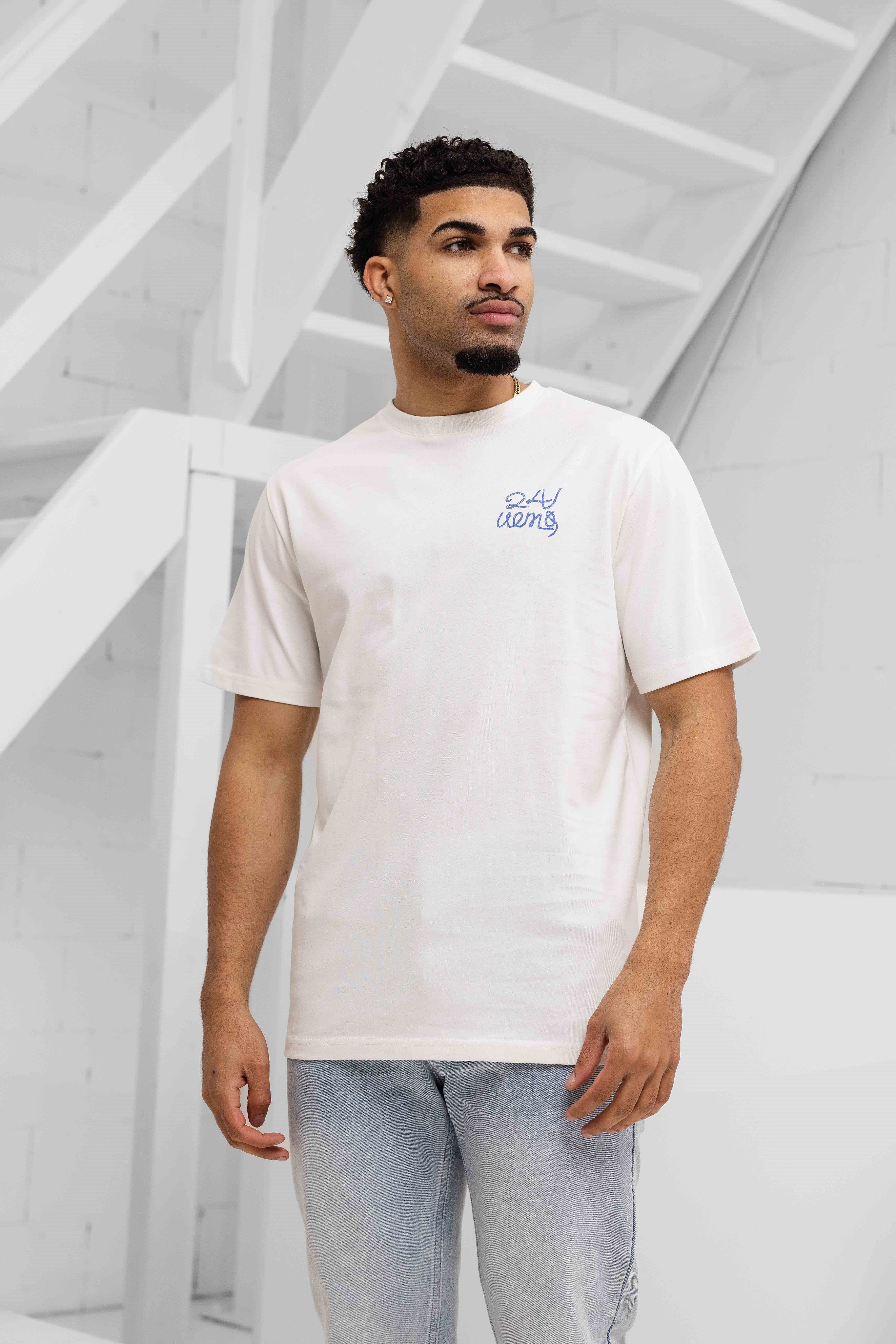 Riviera T-shirt Heren Off-White
