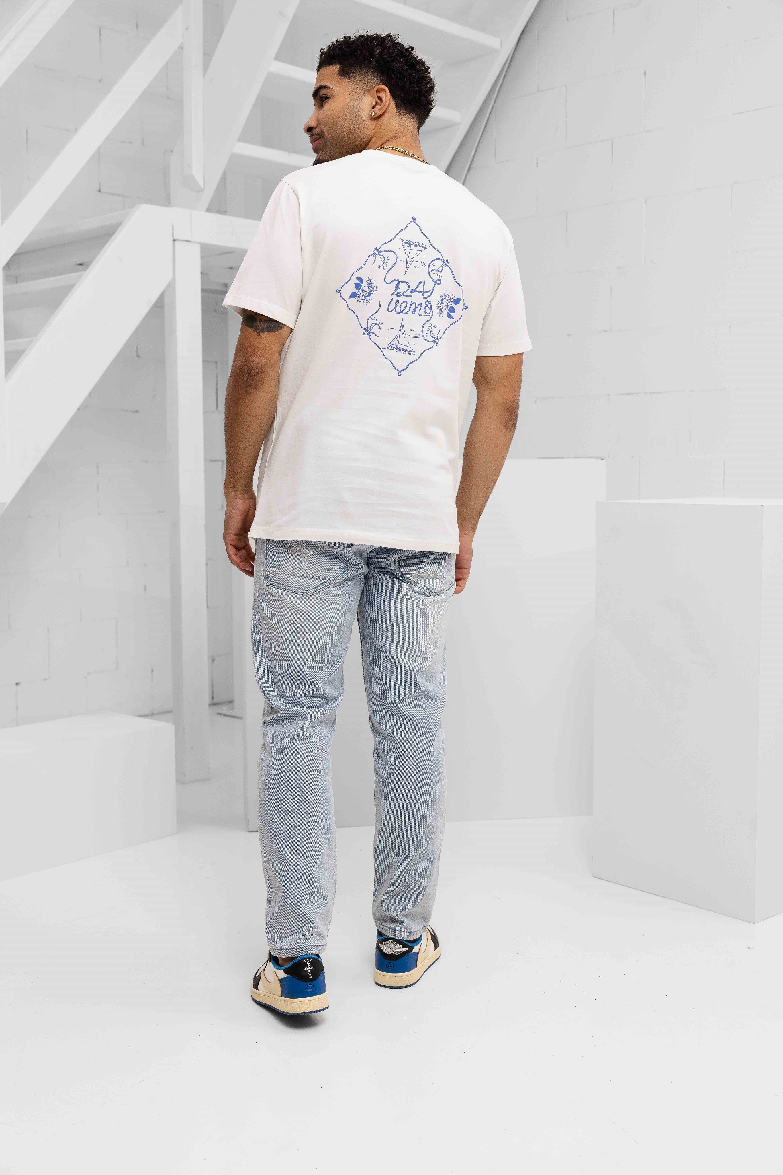 Riviera T-shirt Heren Off-White