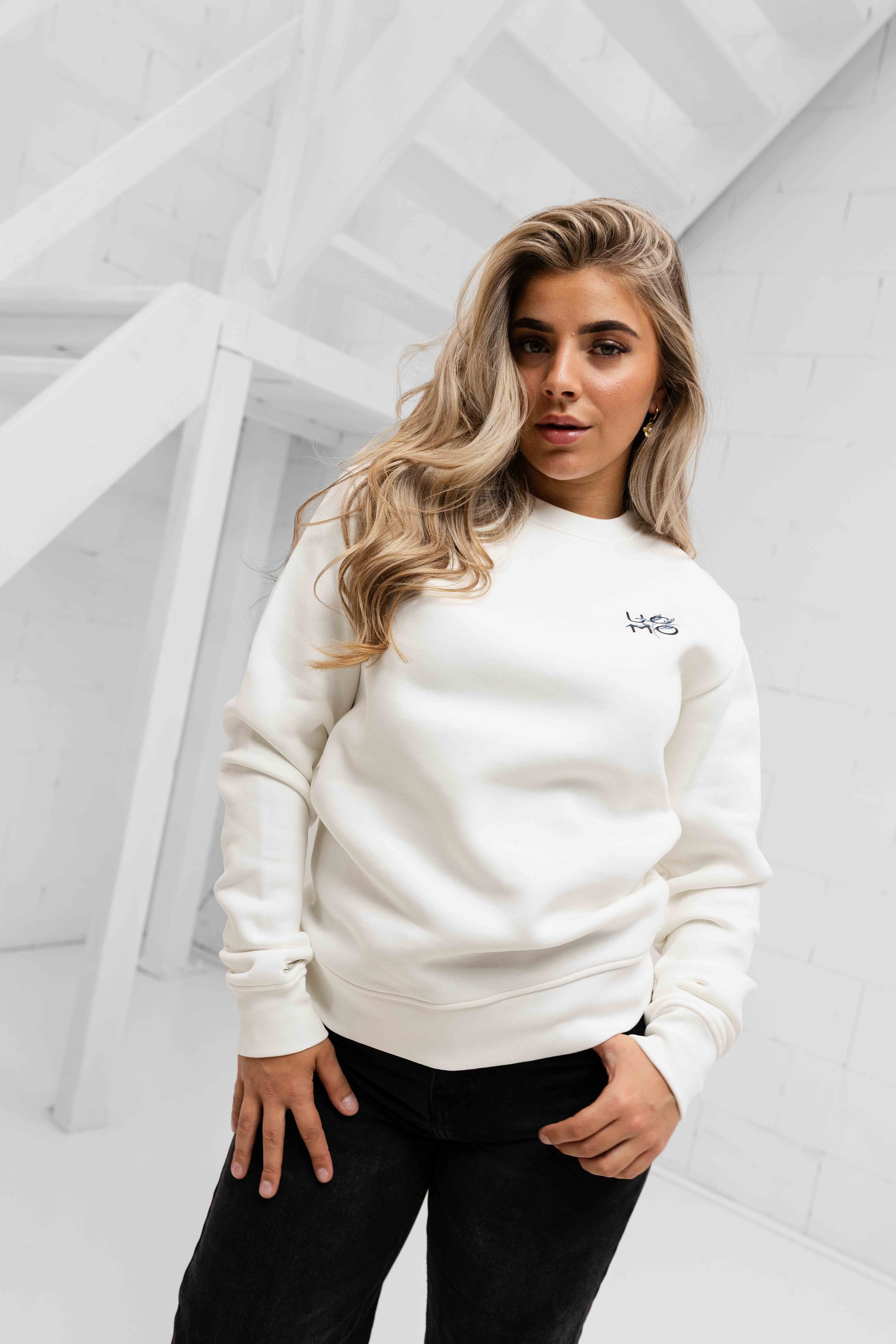 Floral Crewneck Dames Off-White