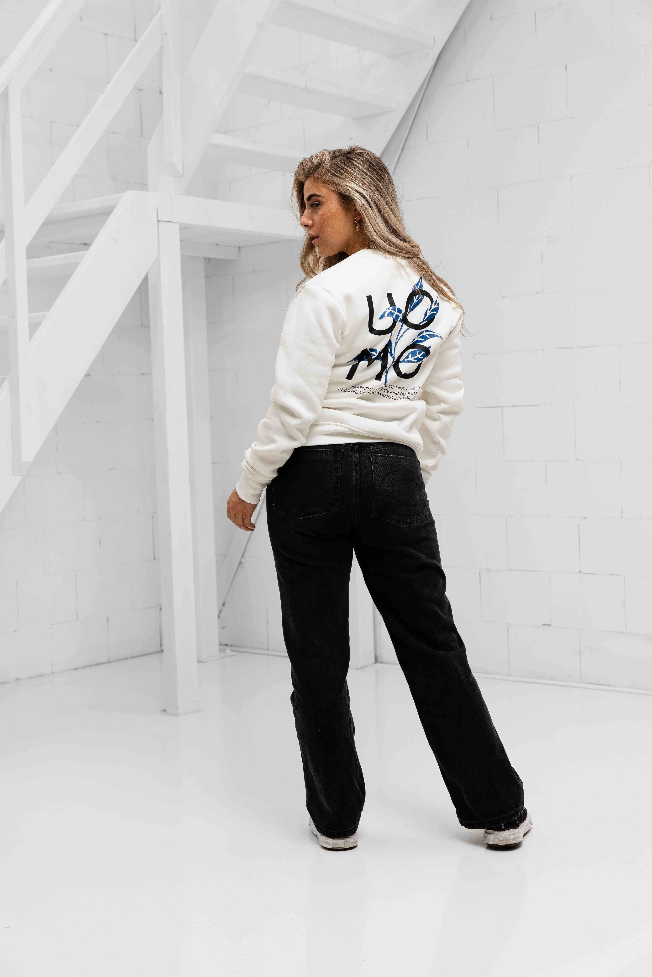 Floral Crewneck Dames Off-White
