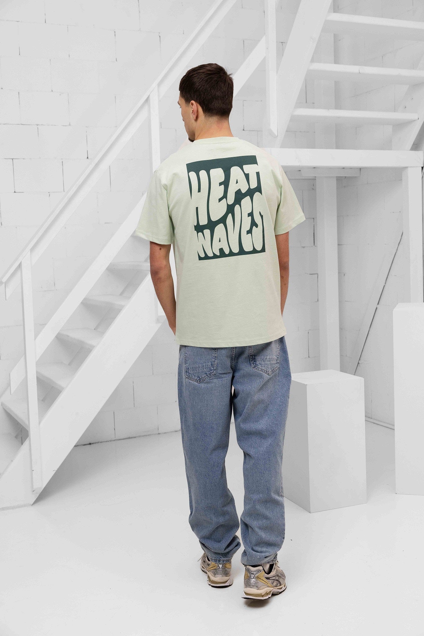 Heat Wave T-shirt Heren Groen