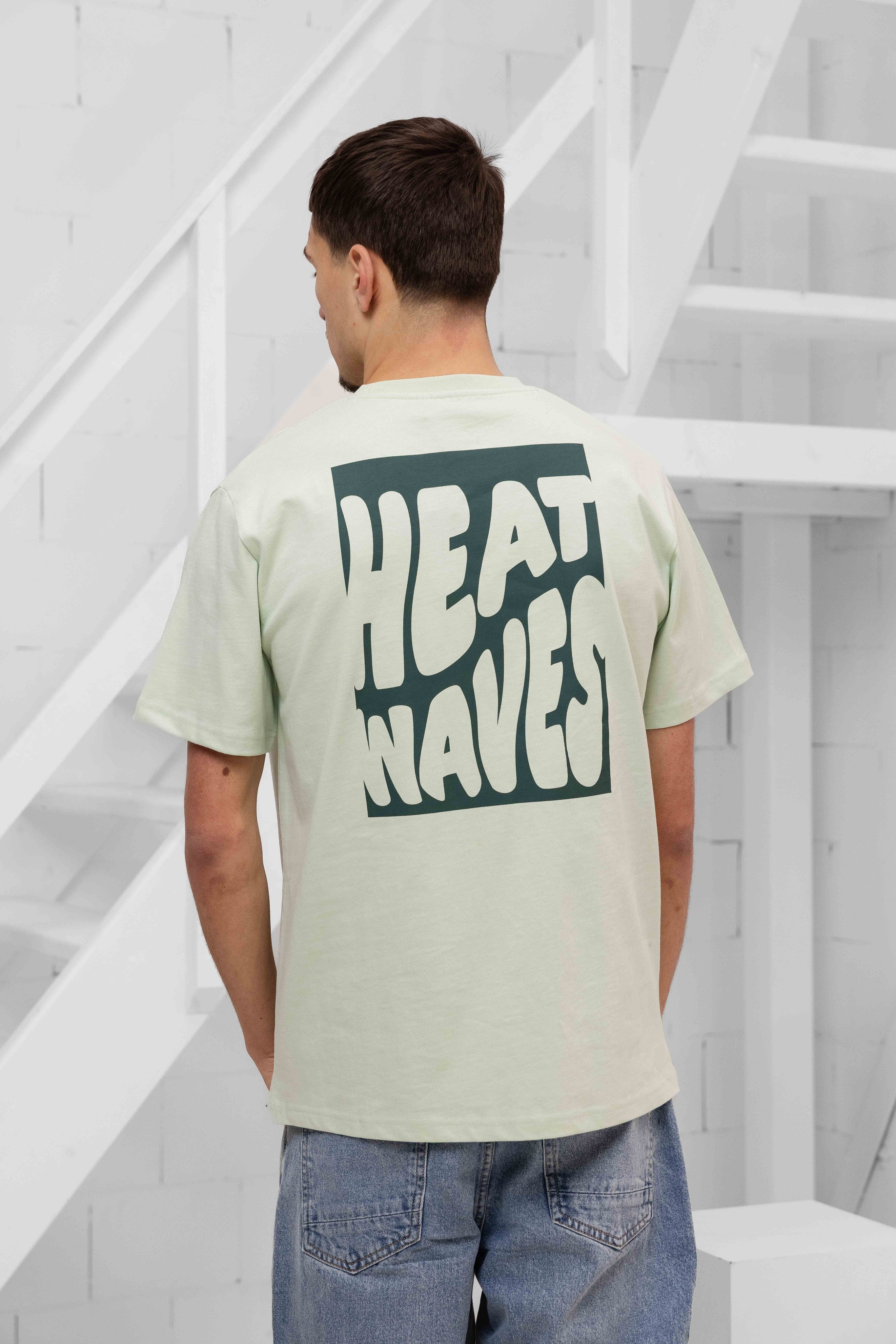 Heat Wave T-shirt Heren Groen