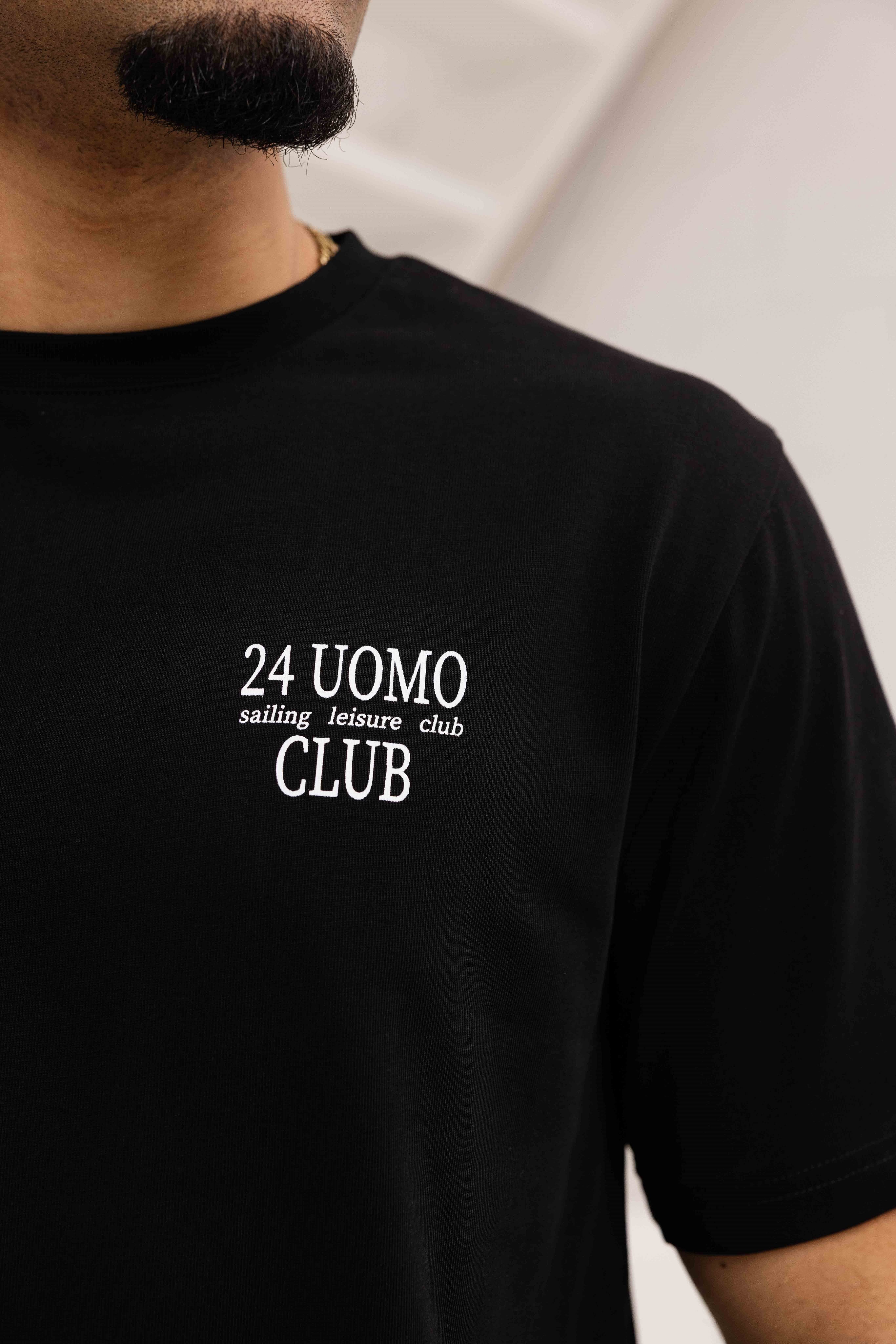 Leisure Club T-shirt Men Black
