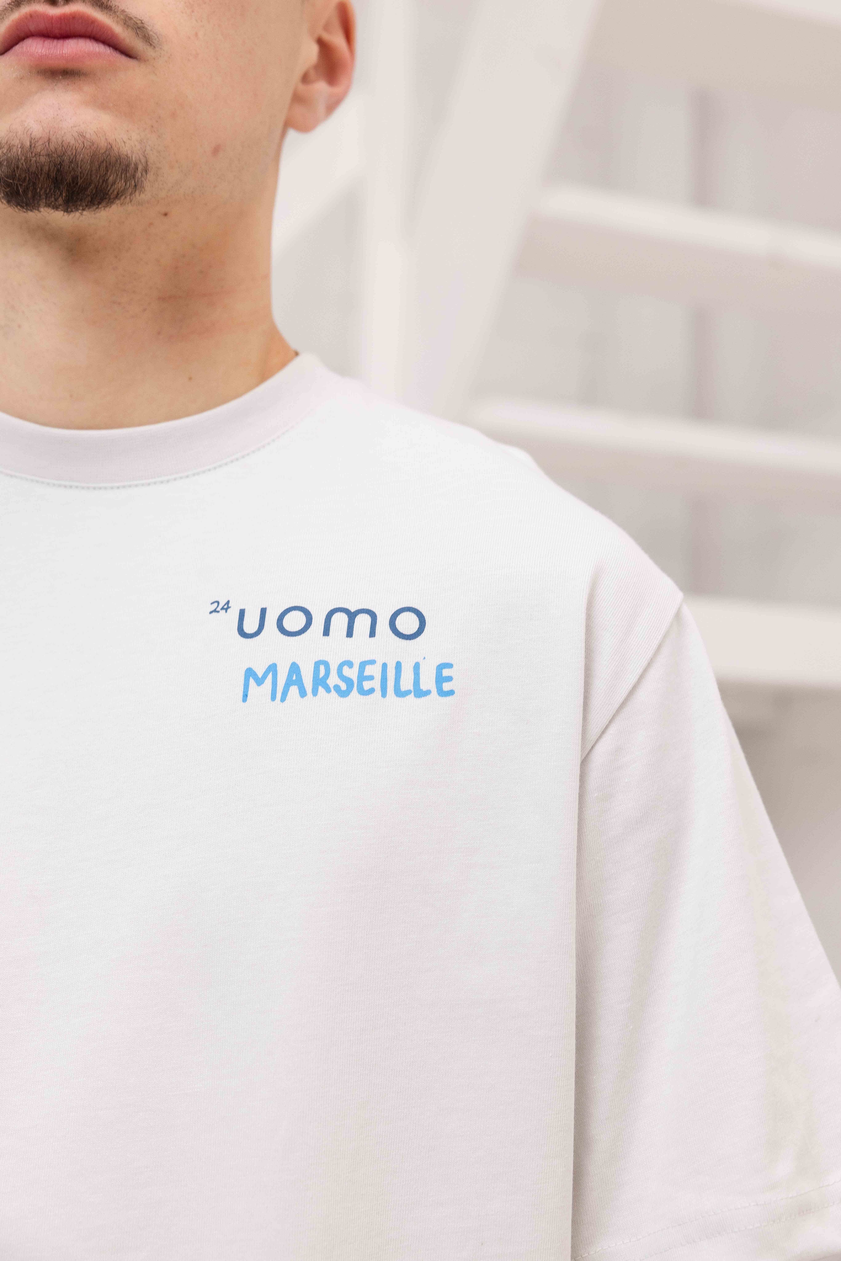 Marseille T-shirt Heren Grijs