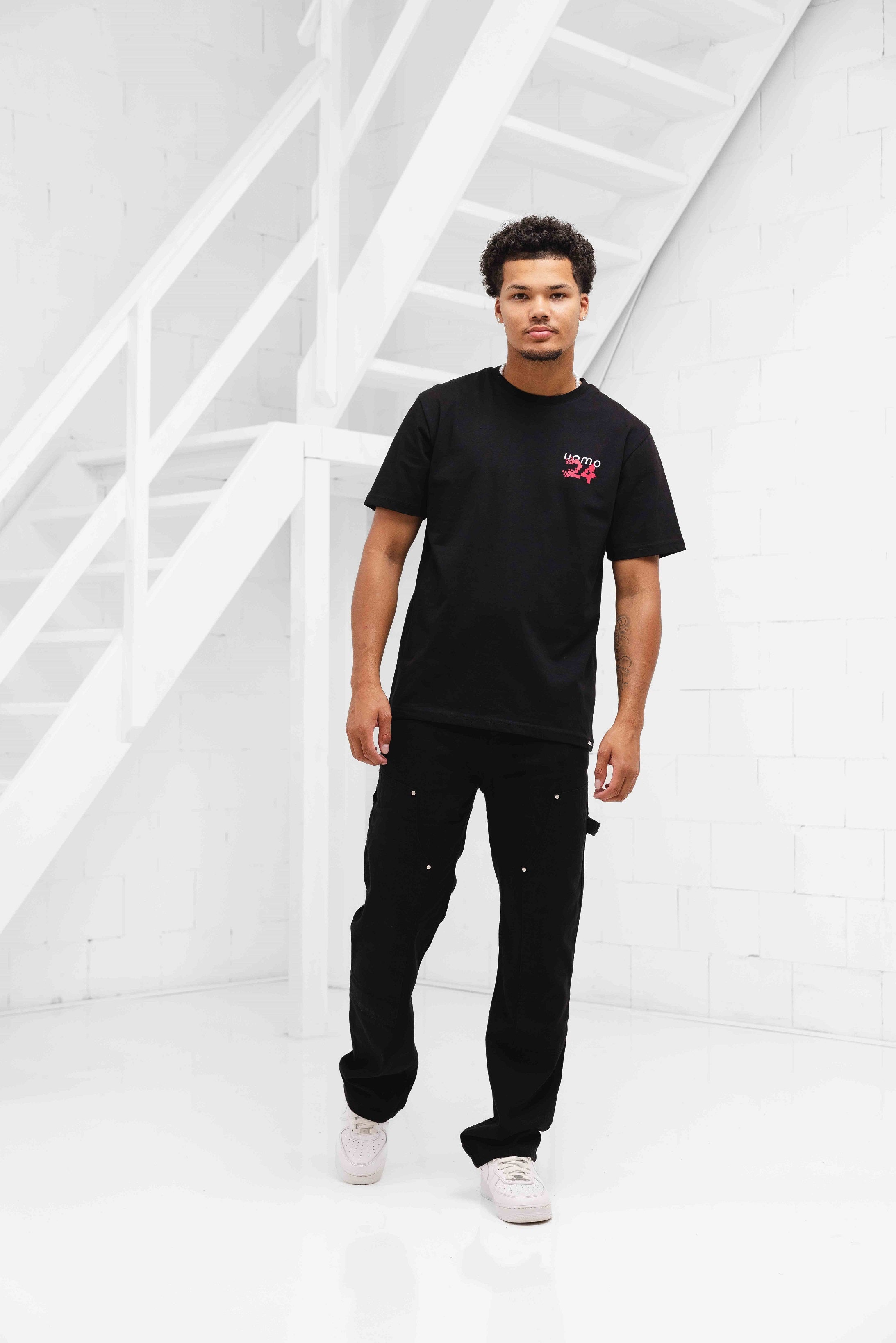 Pixelated T-Shirt Zwart
