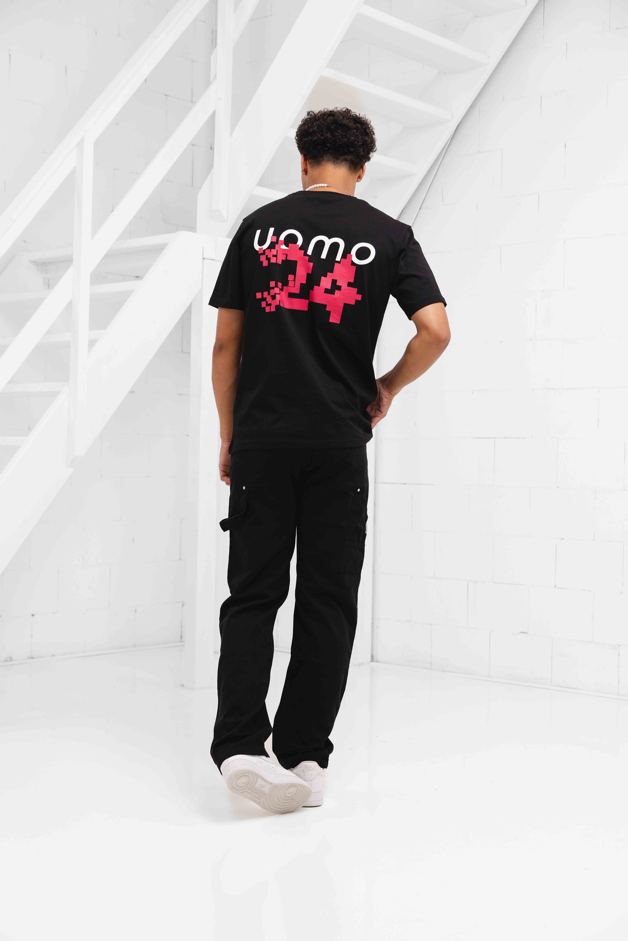 Pixelated T-Shirt Zwart