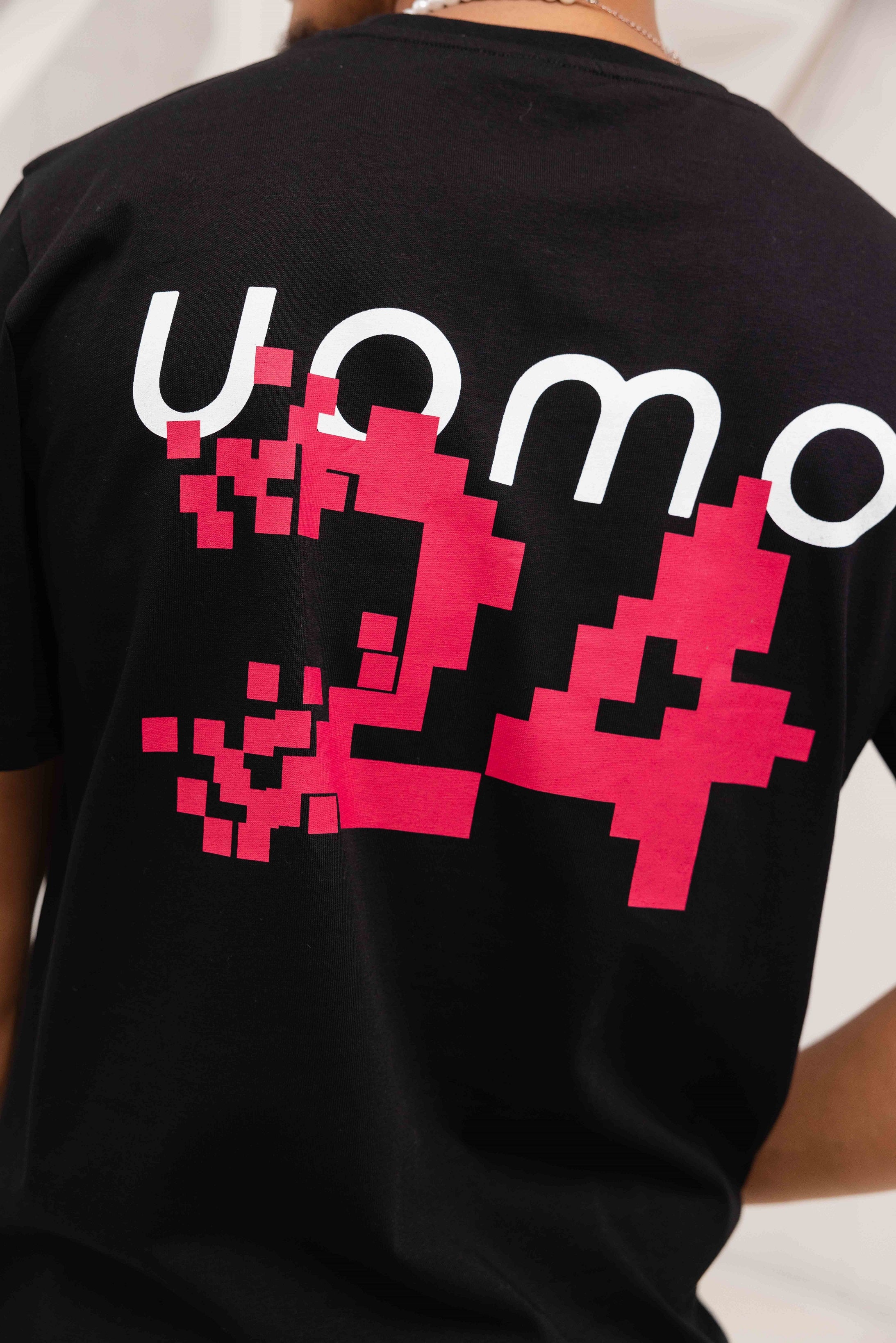 Pixelated T-Shirt Zwart