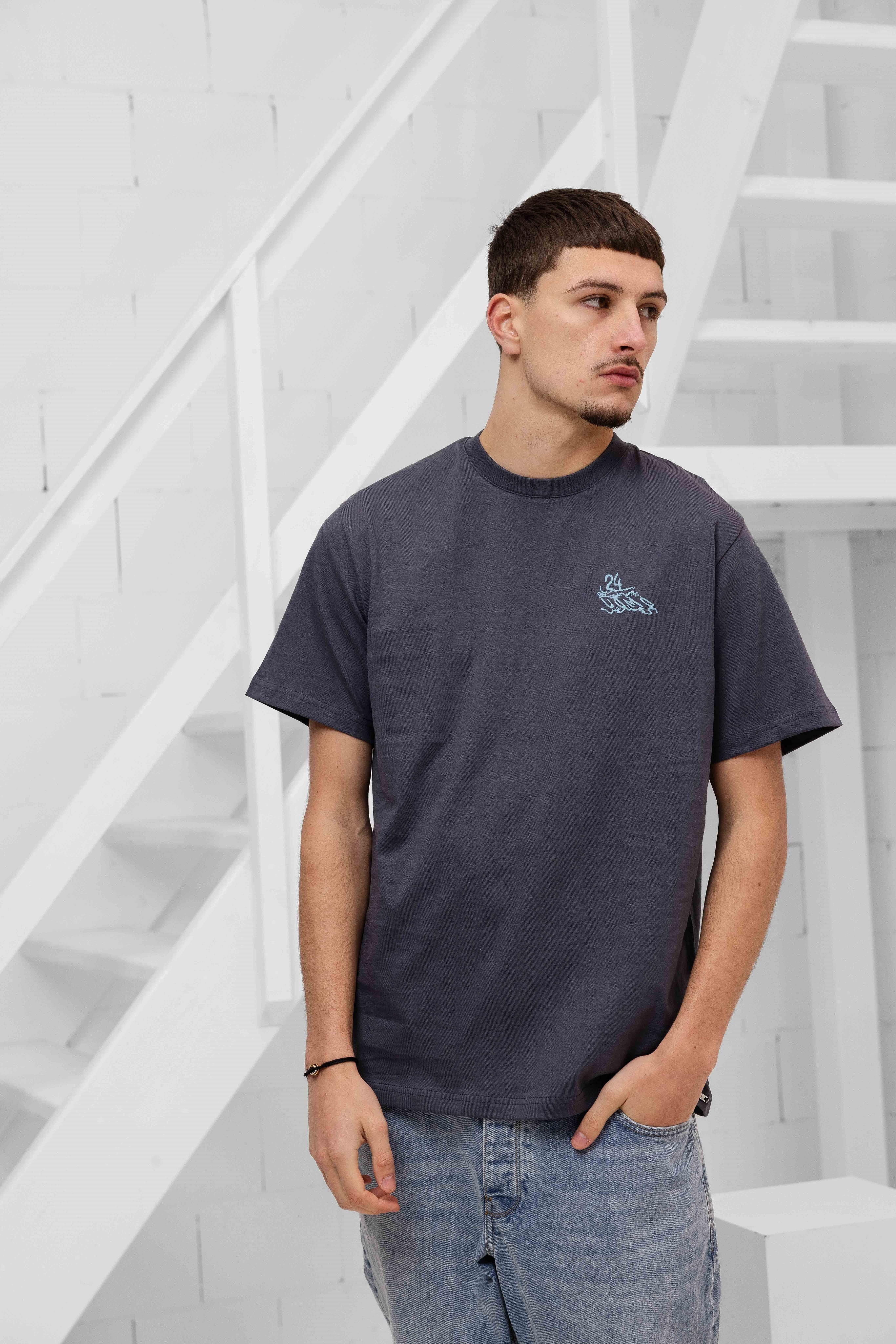 Surf T-shirt Heren Grijs