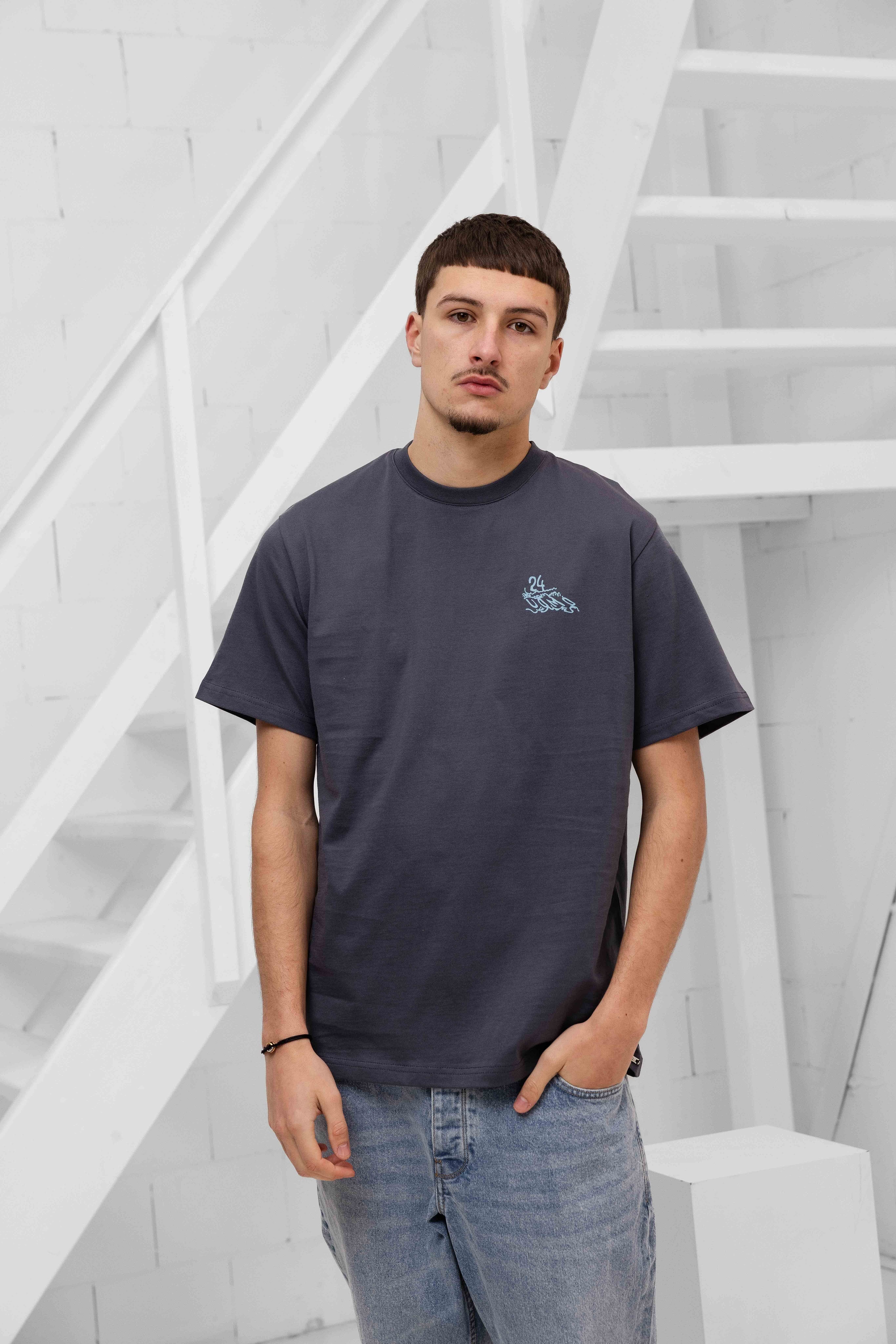 Surf T-shirt Heren Grijs