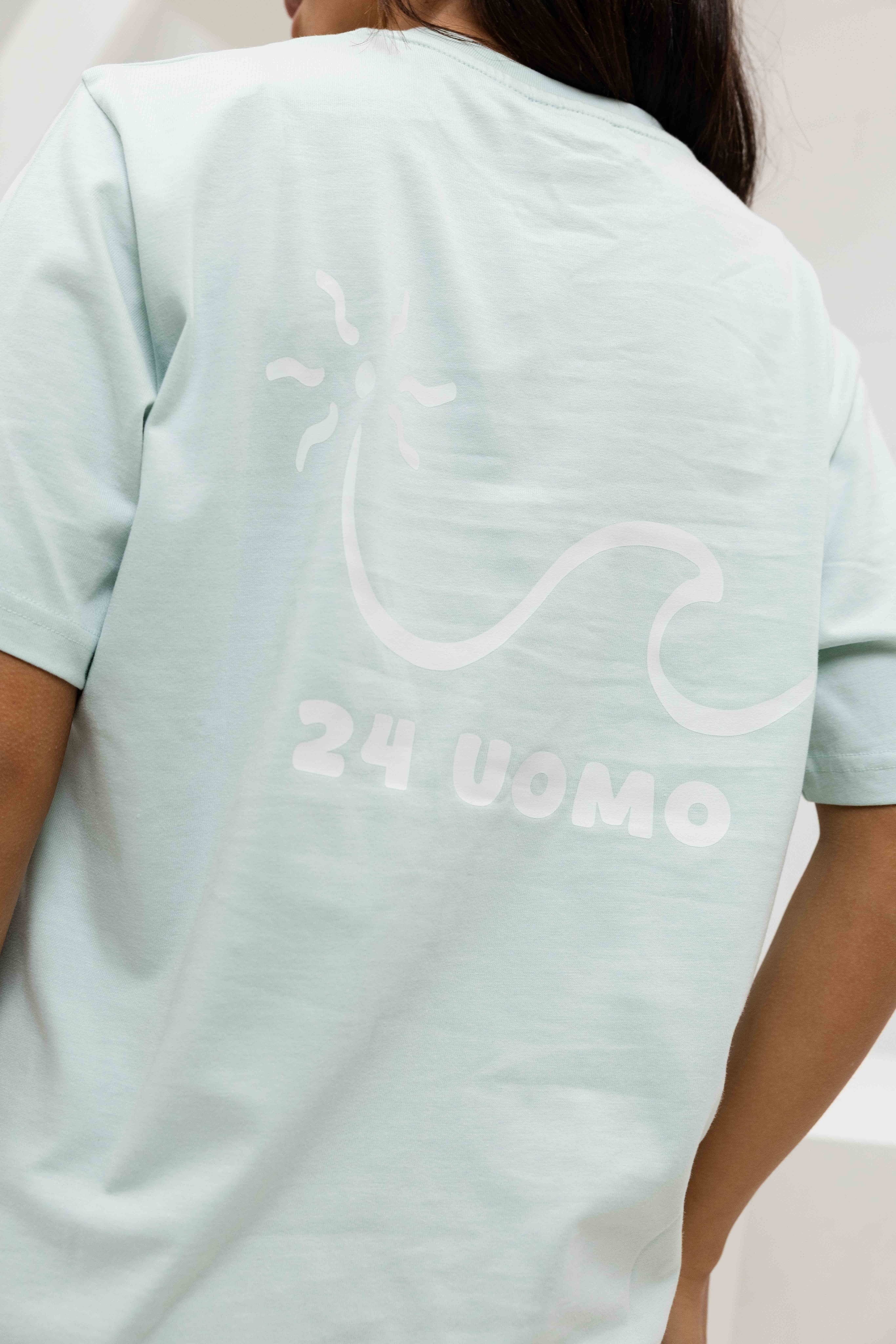 Wave T-shirt Women Mint