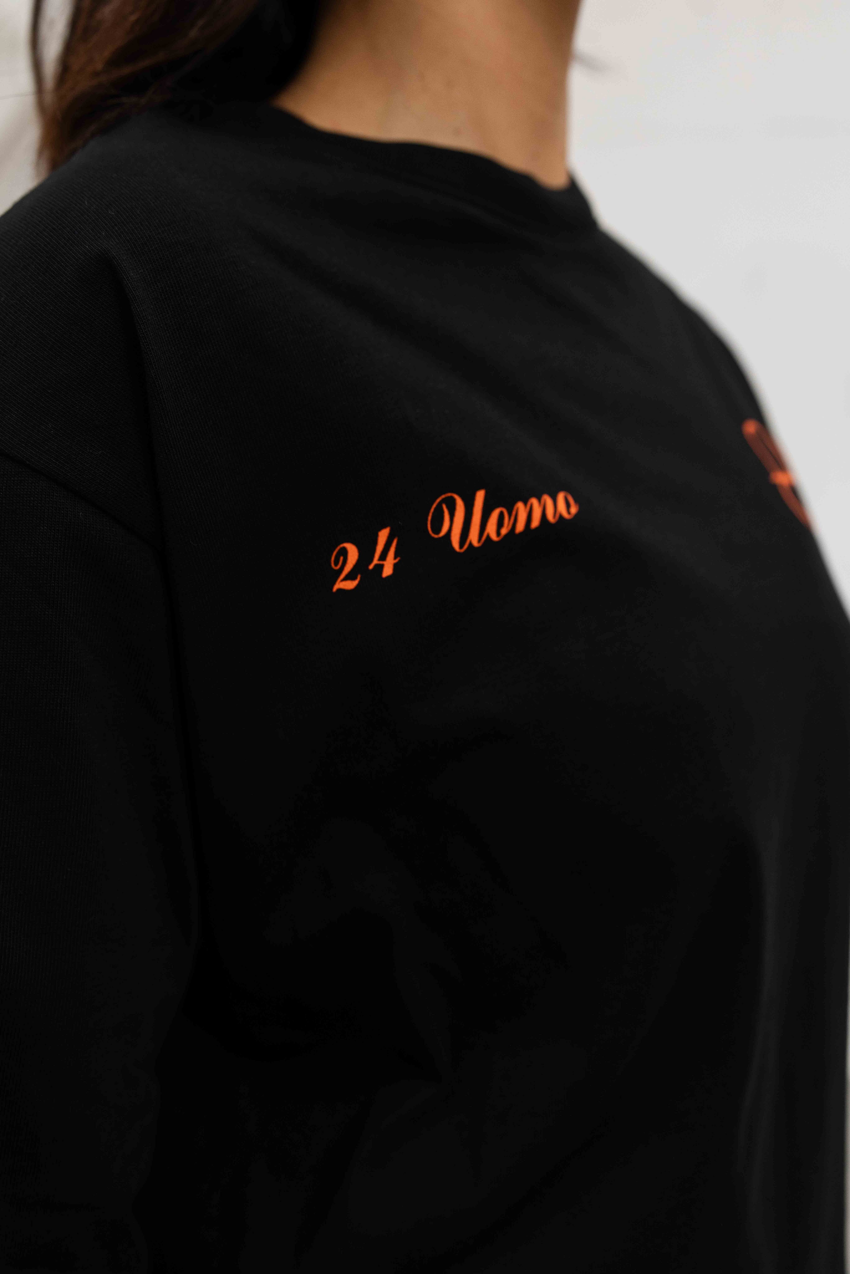 Symbol Longsleeve Shirt Women Black/Orange
