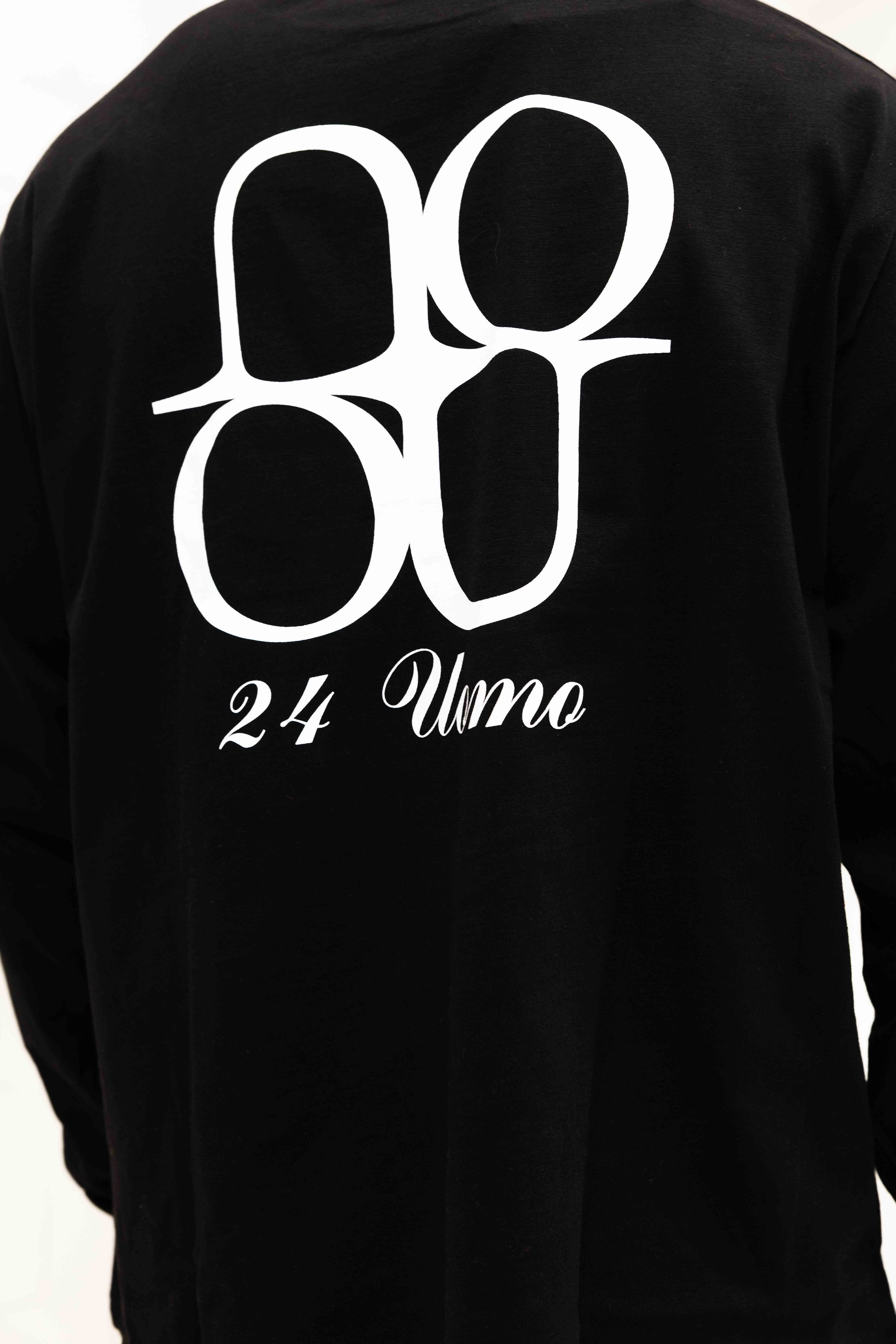 Symbol Longsleeve Shirt Heren Zwart/Wit