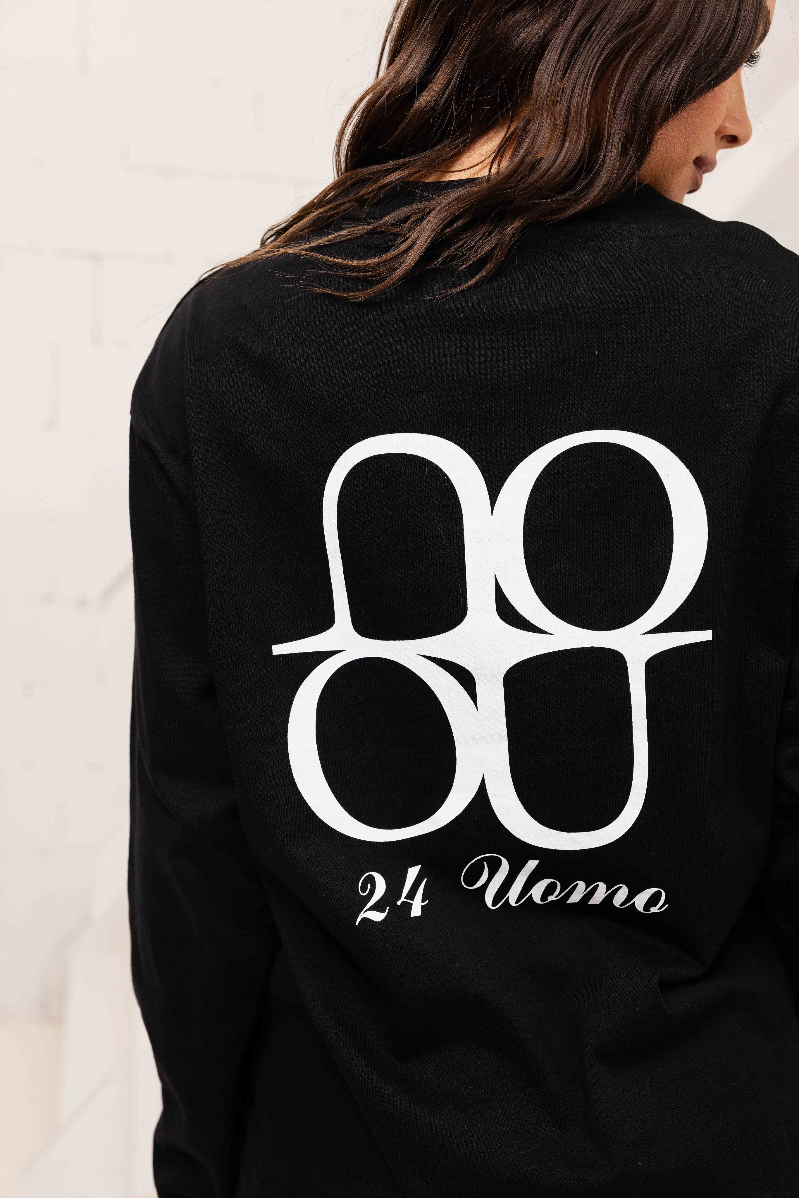 Symbol Longsleeve Shirt Dames Zwart/Wit