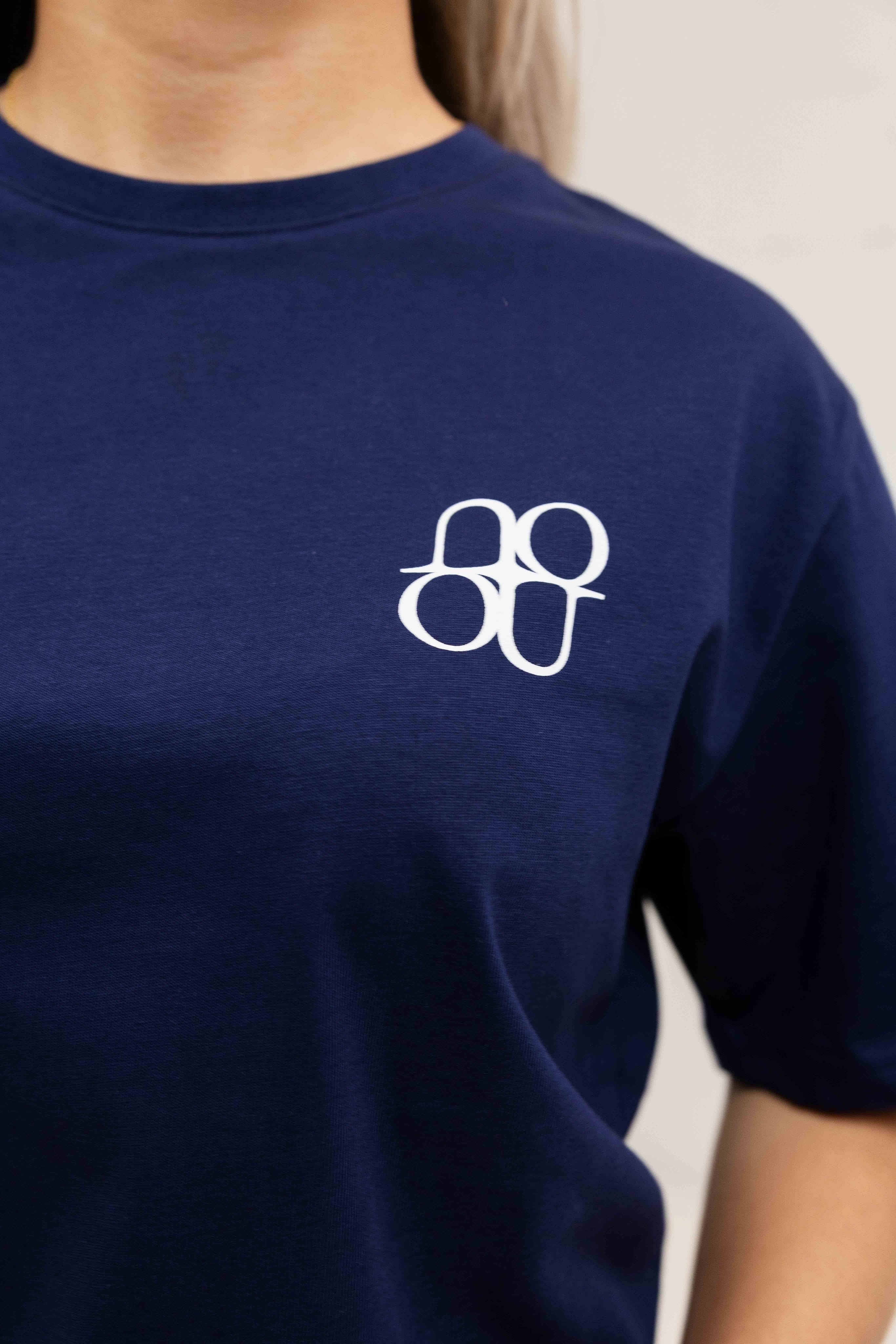 Symbol T-shirt Dames Navy