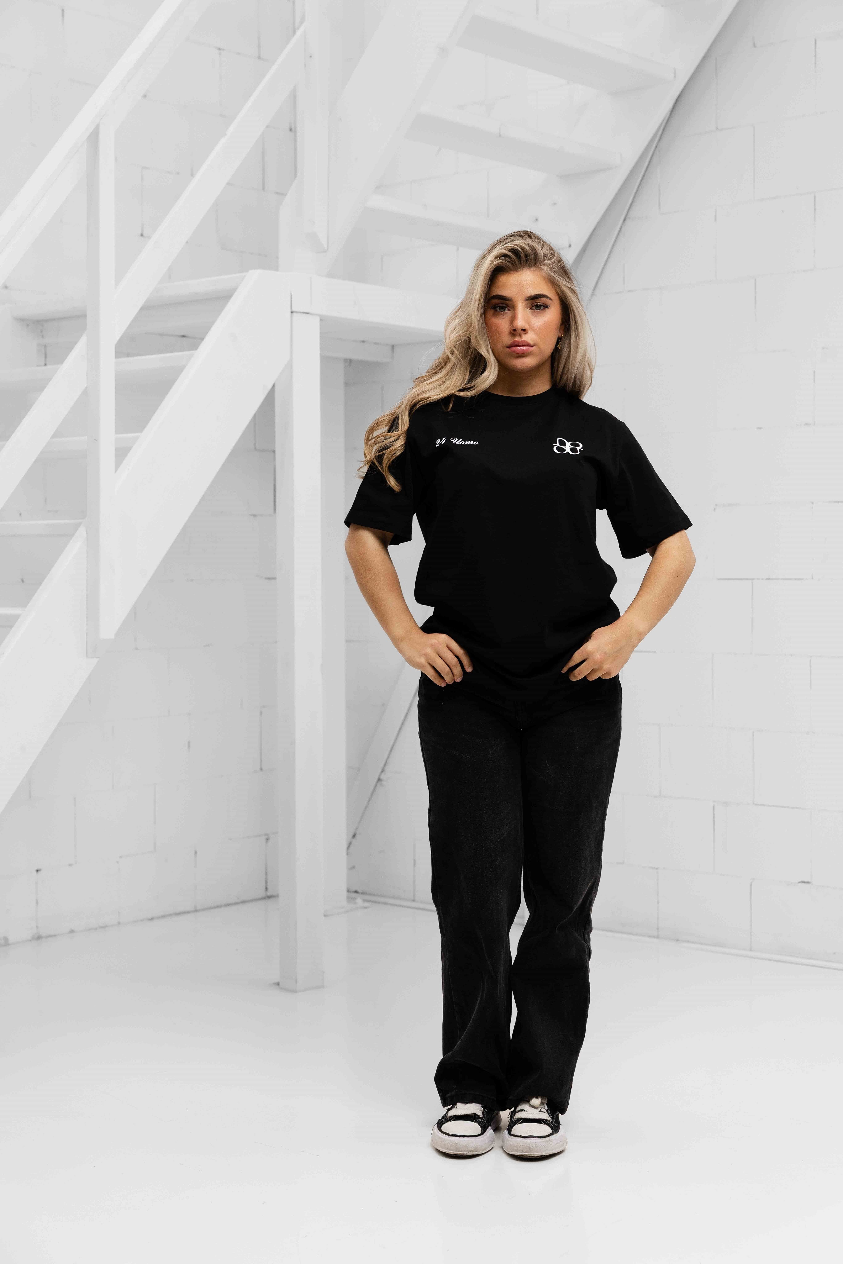 Symbol T-shirt Dames Zwart