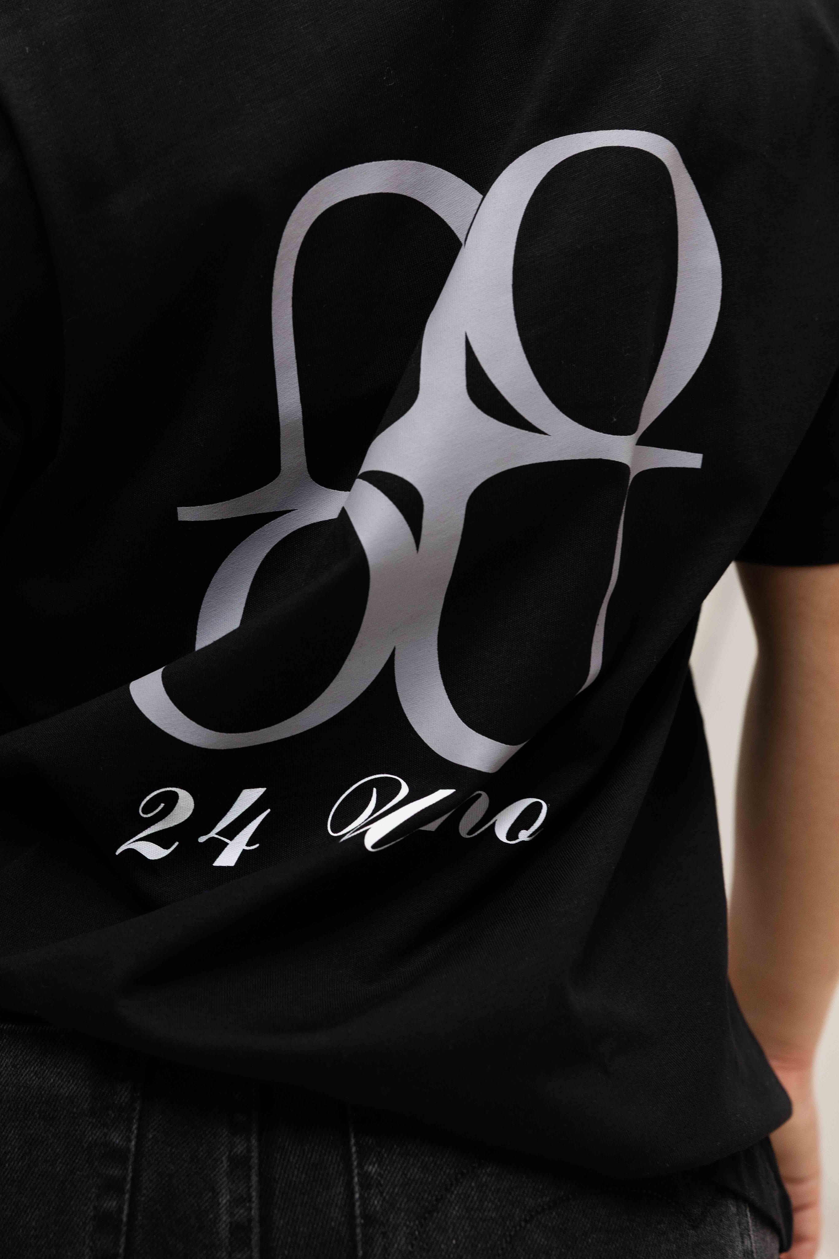 Symbol T-shirt Dames Zwart