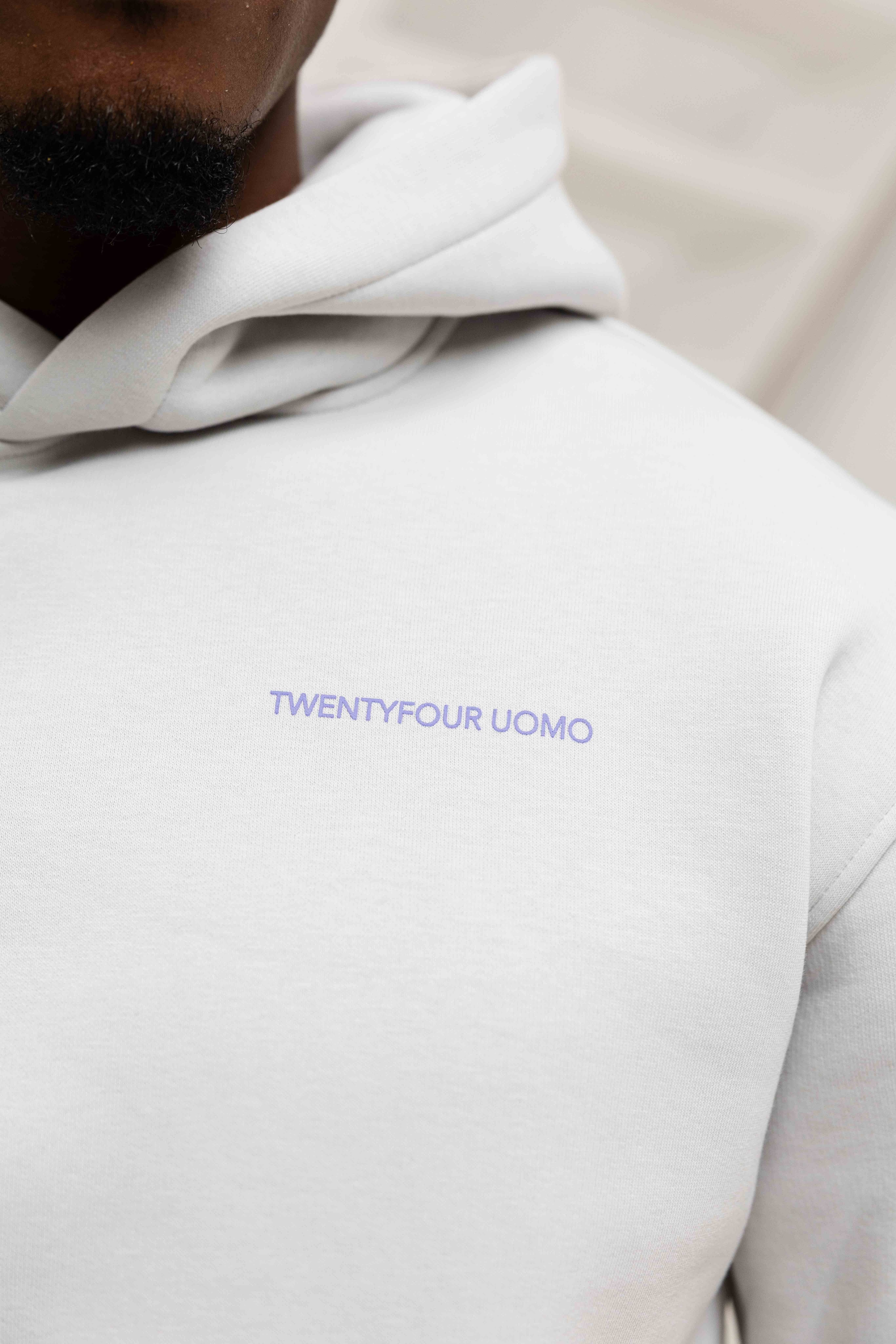 Initial Hoodie Mid Grey