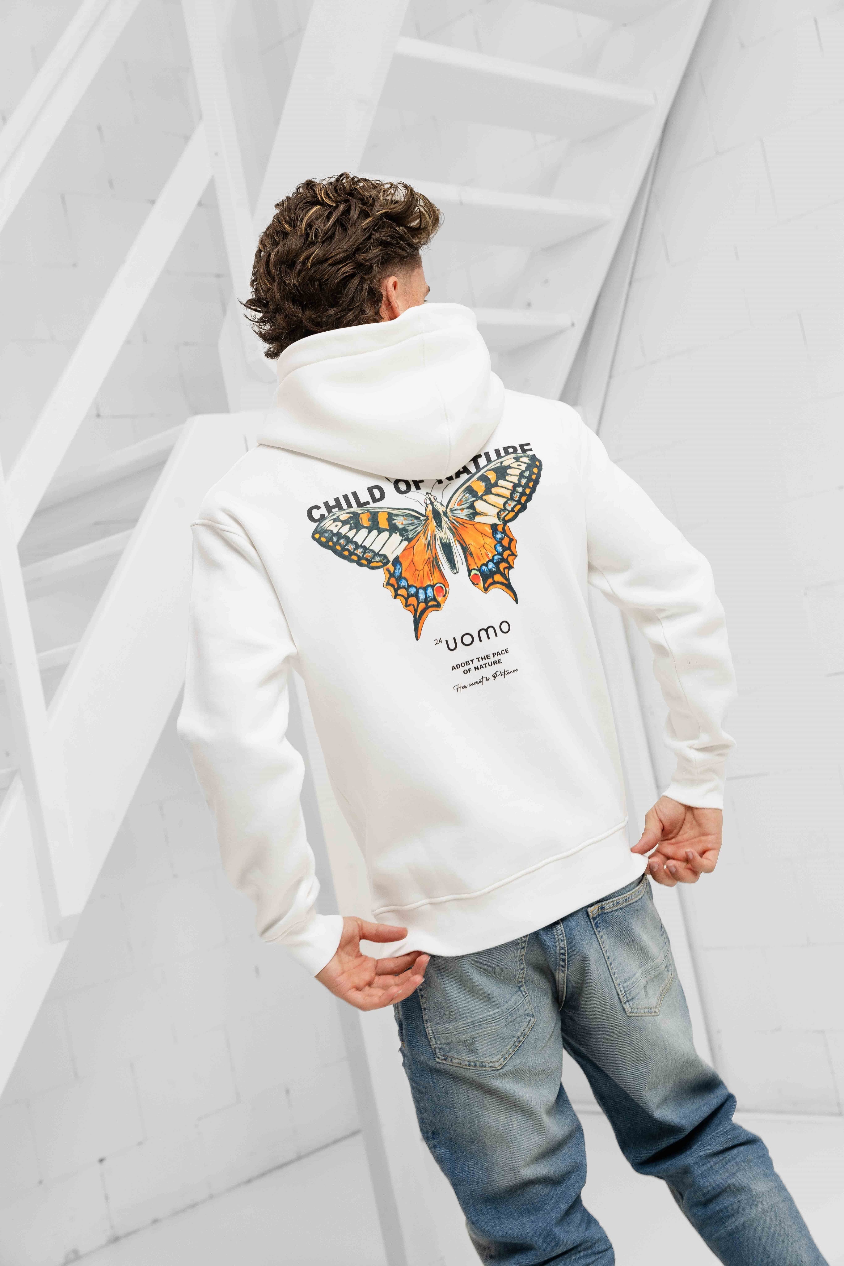 Child of Nature Hoodie Heren Off-white