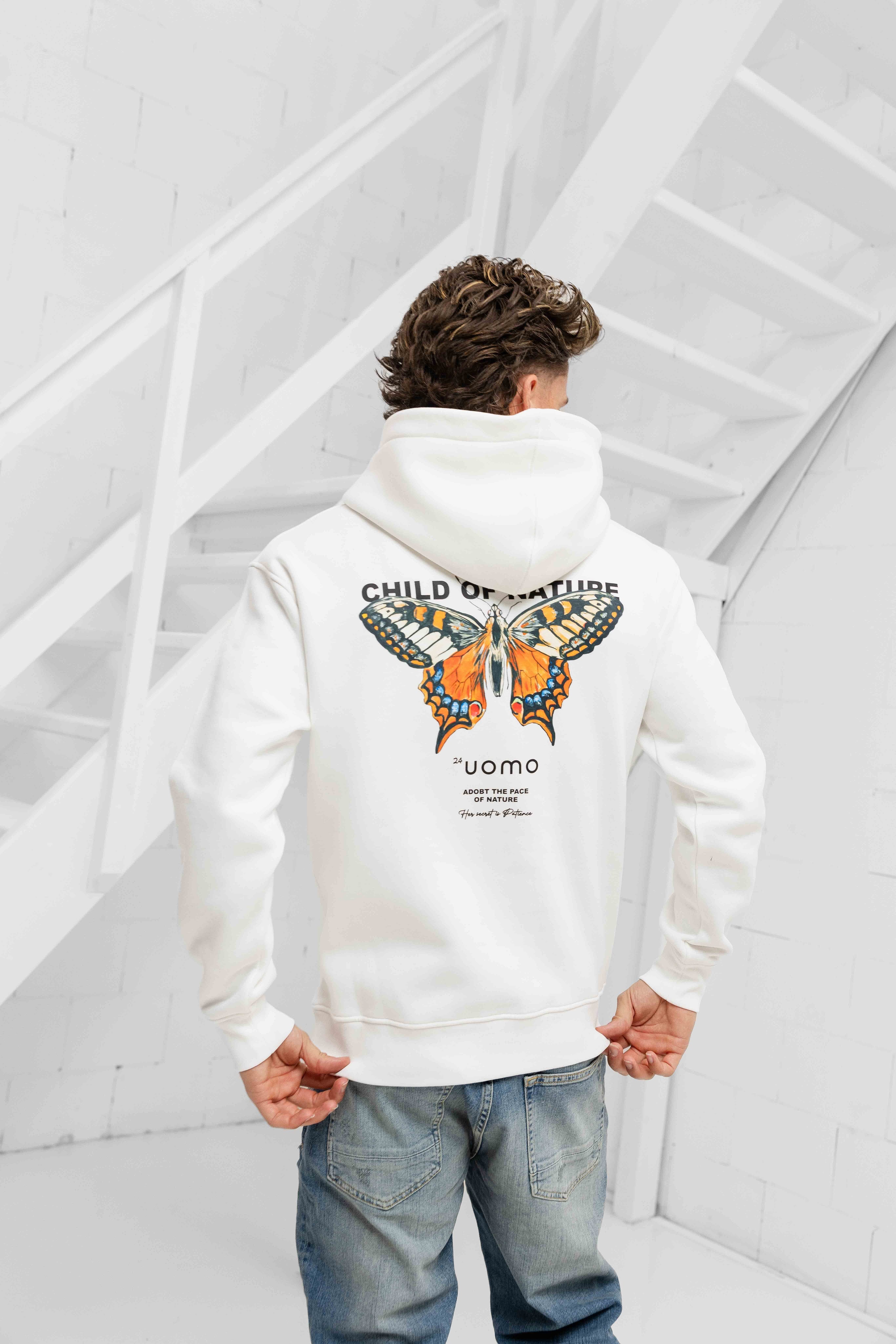 Child of Nature Hoodie Heren Off-white