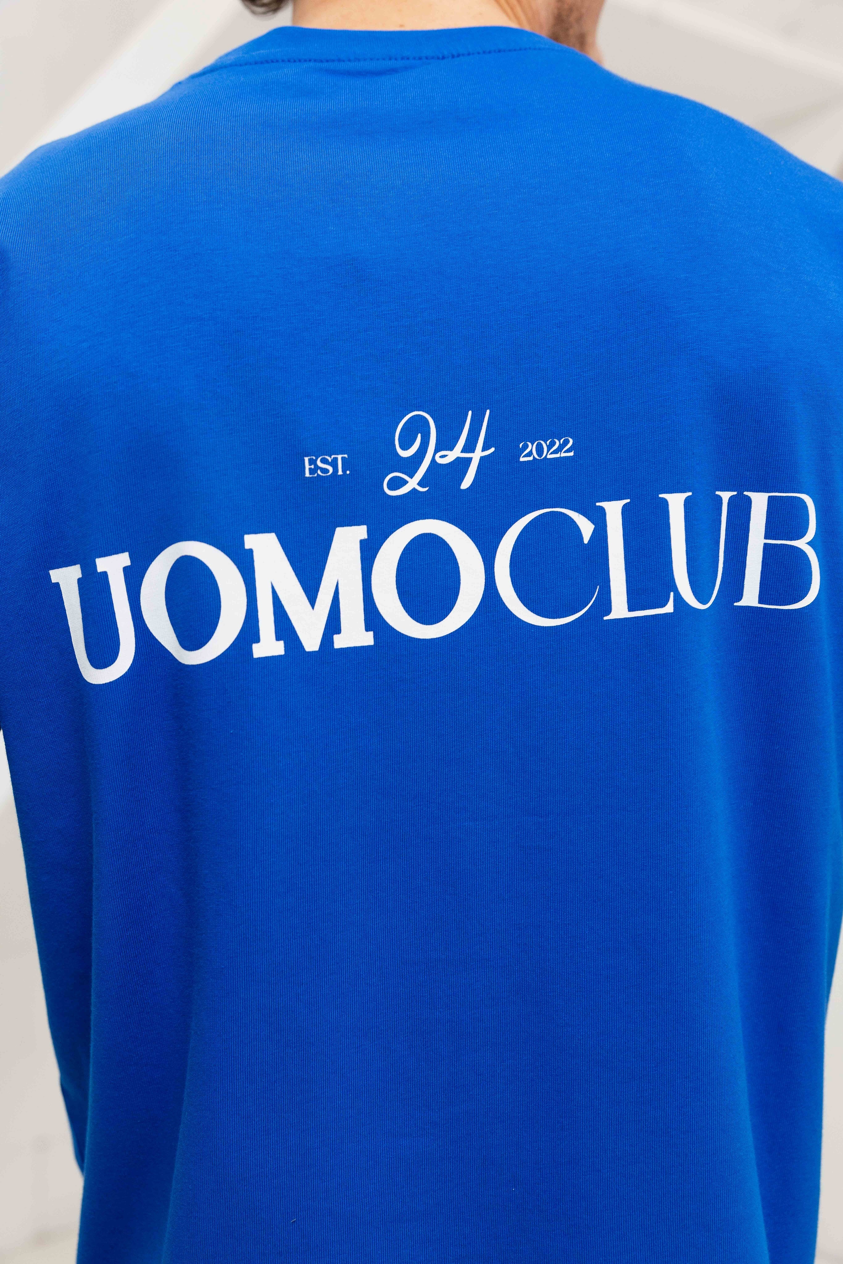 Club T-shirt Heren Kobalt Blauw