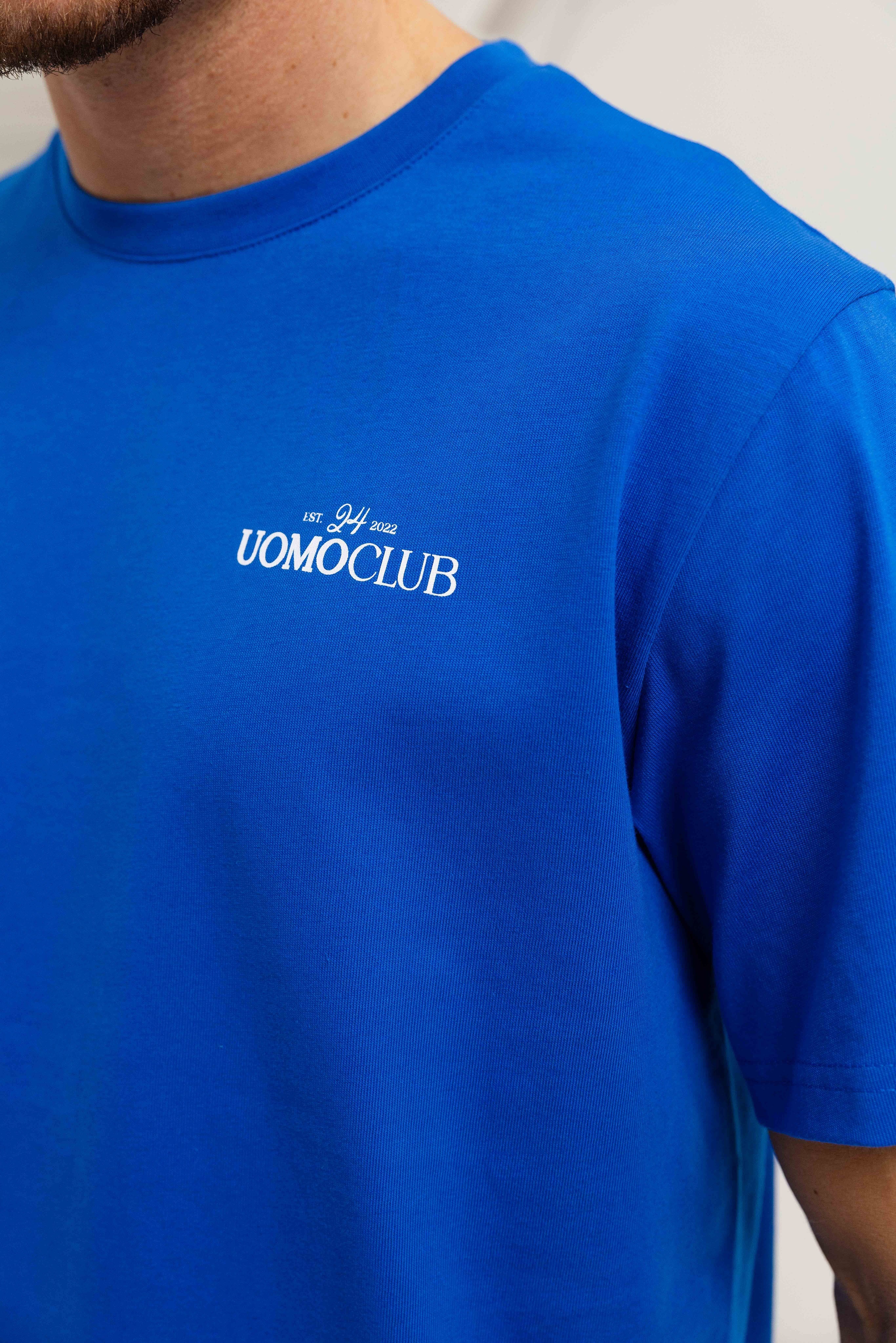 Club T-shirt Heren Kobalt Blauw